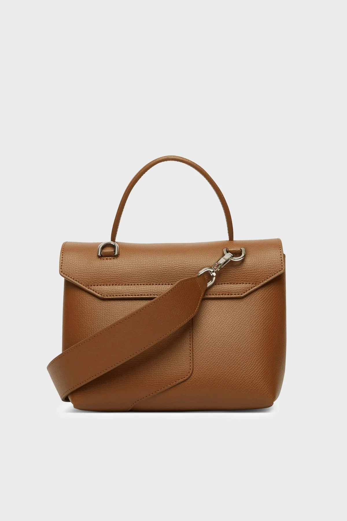 Emporio Armani Logolu Çıkarılabilir Askılı Kadın Çanta EW005672 AF29459 U6124 Taba - 3