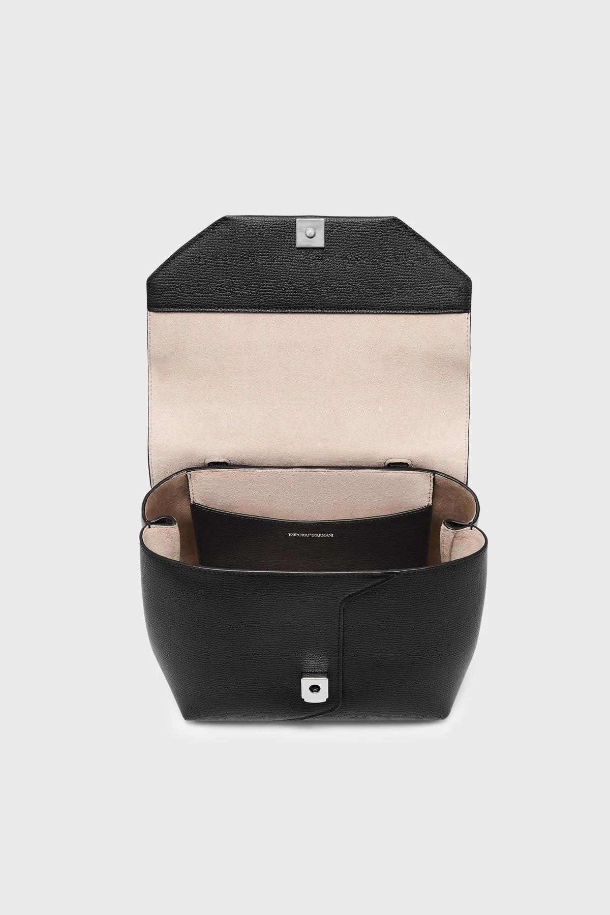 Emporio Armani Logolu Çıkarılabilir Askılı Kadın Çanta EW005672 AF29459 UC001 Siyah - 7