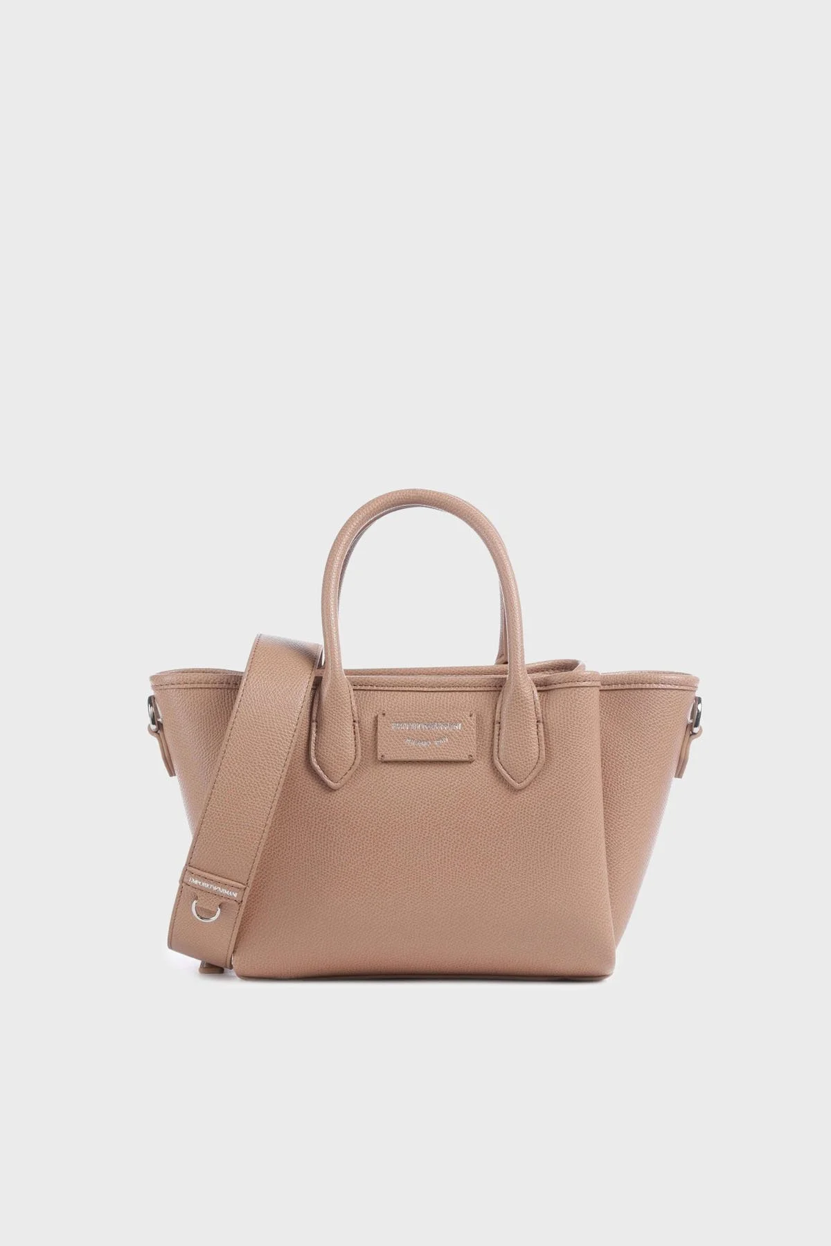 Emporio Armani Logolu Çıkarılabilir Askılı Küçük Kadın Çanta EW002328 AF17799 M1188 PUDRA - 1