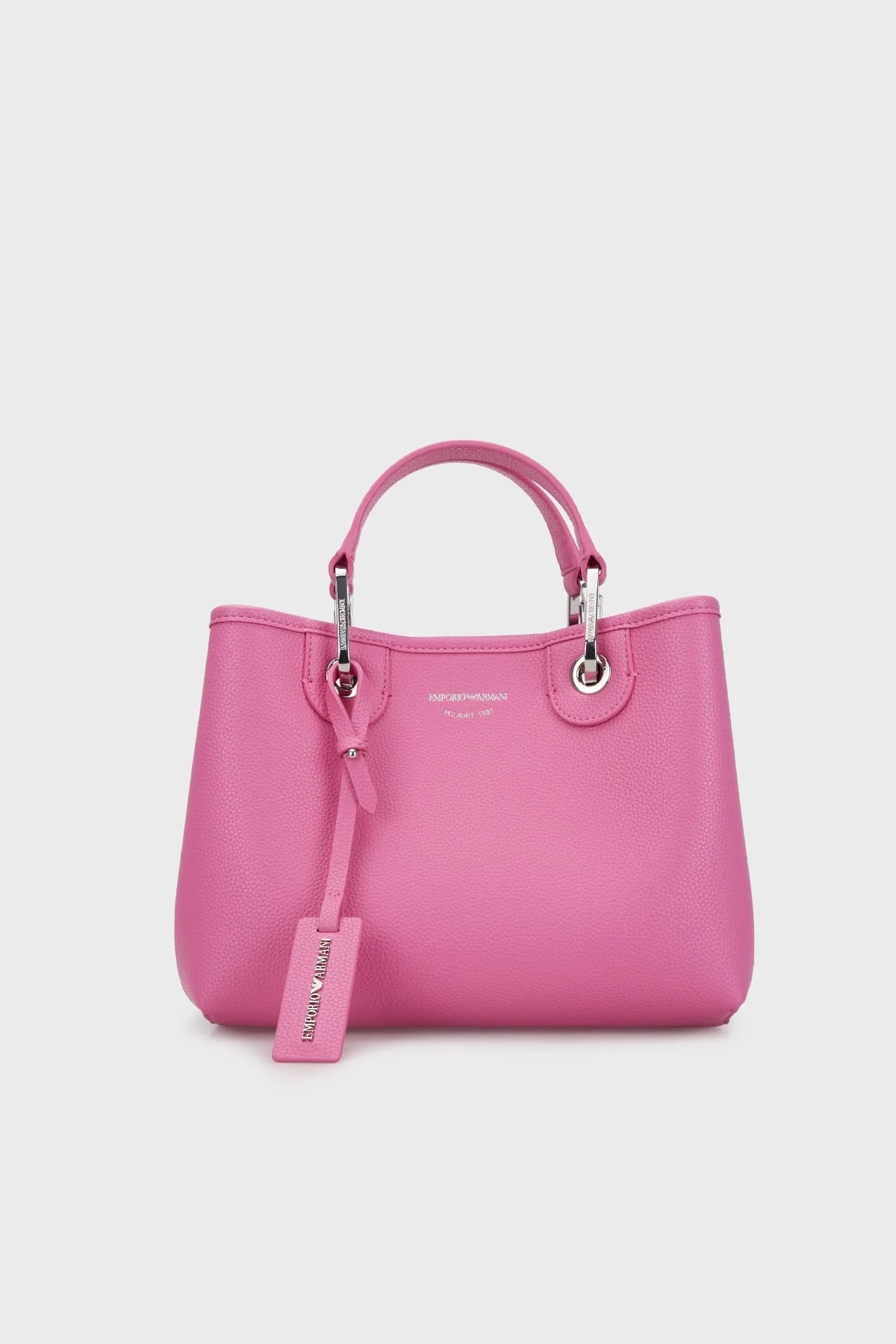 Emporio Armani Logolu Çıkarılabilir İç Bölmeli ve Omuz Askılı Bayan Çanta Y3D166 YFO5E 88308 PEMBE - 1