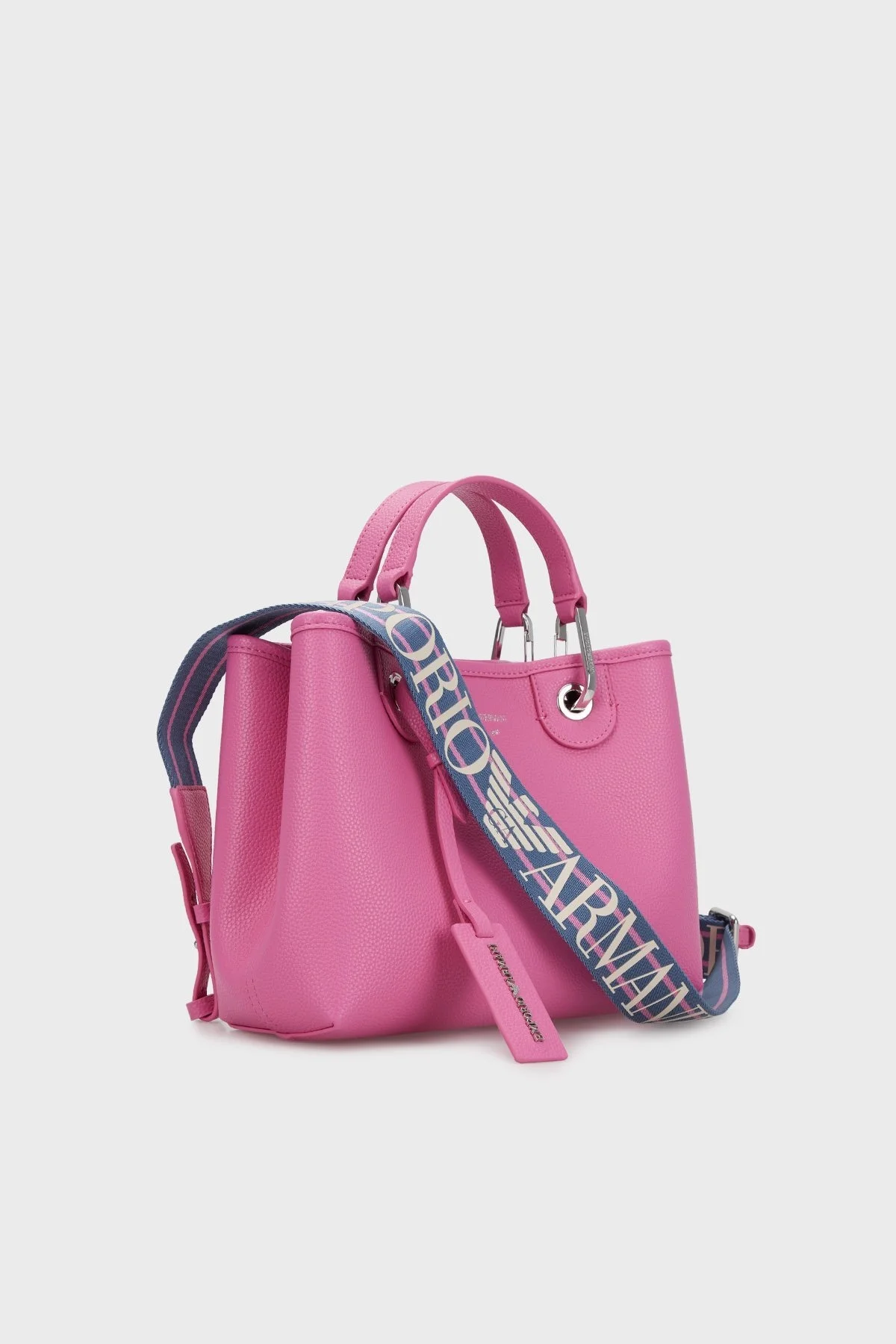 Emporio Armani Logolu Çıkarılabilir İç Bölmeli ve Omuz Askılı Bayan Çanta Y3D166 YFO5E 88308 PEMBE - 2