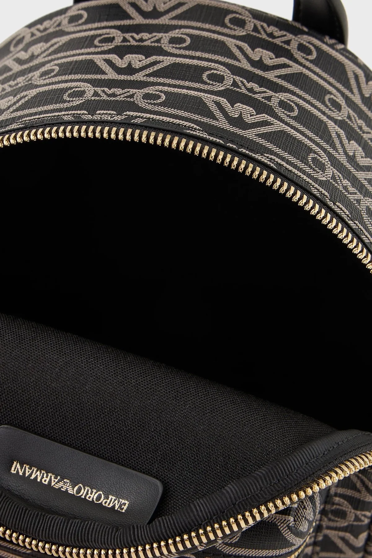 Emporio Armani Logolu Çıkarılabilir Omuz Askılı Bayan Çanta EW000358 AF11951 FC033 SİYAH-EKRU - 5