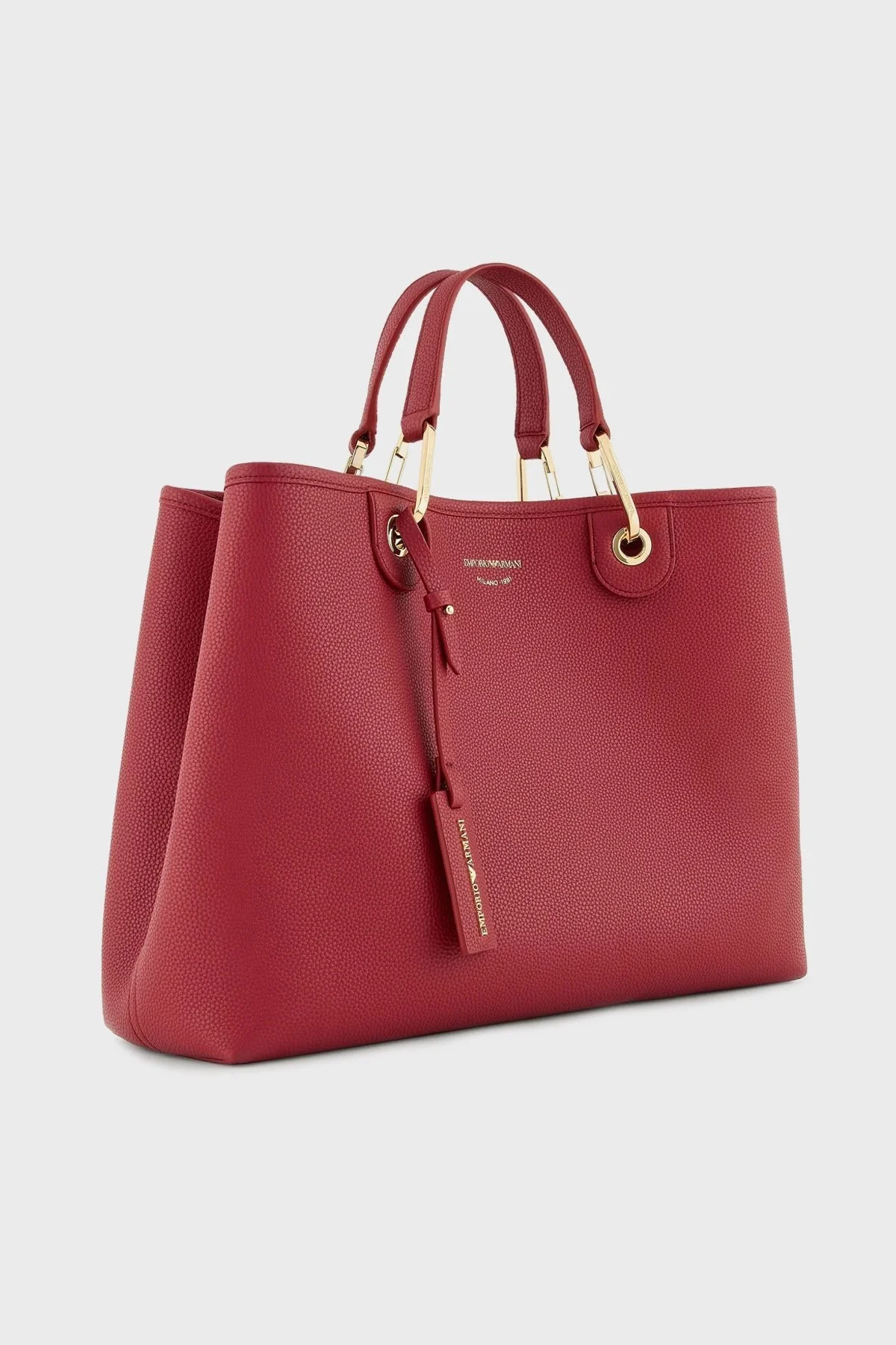 Emporio Armani Logolu Çıkarılabilir Omuz Askılı Bayan Çanta EW000360 AF12036 M5008 KIRMIZI - 5