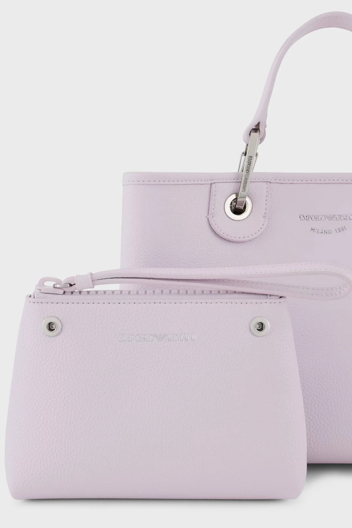 Emporio Armani Logolu Çıkarılabilir Omuz Askılı Bayan Çanta EW000361 AF12036 M4033 AÇIK PEMBE - 11