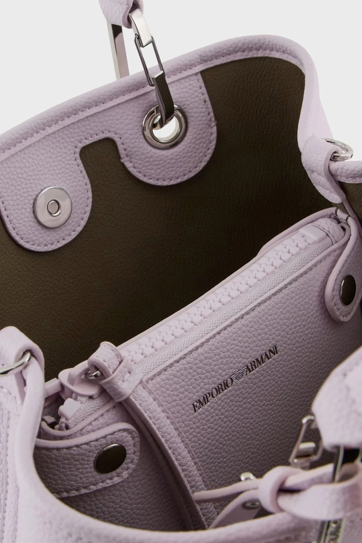 Emporio Armani Logolu Çıkarılabilir Omuz Askılı Bayan Çanta EW000361 AF12036 M4033 AÇIK PEMBE - 13