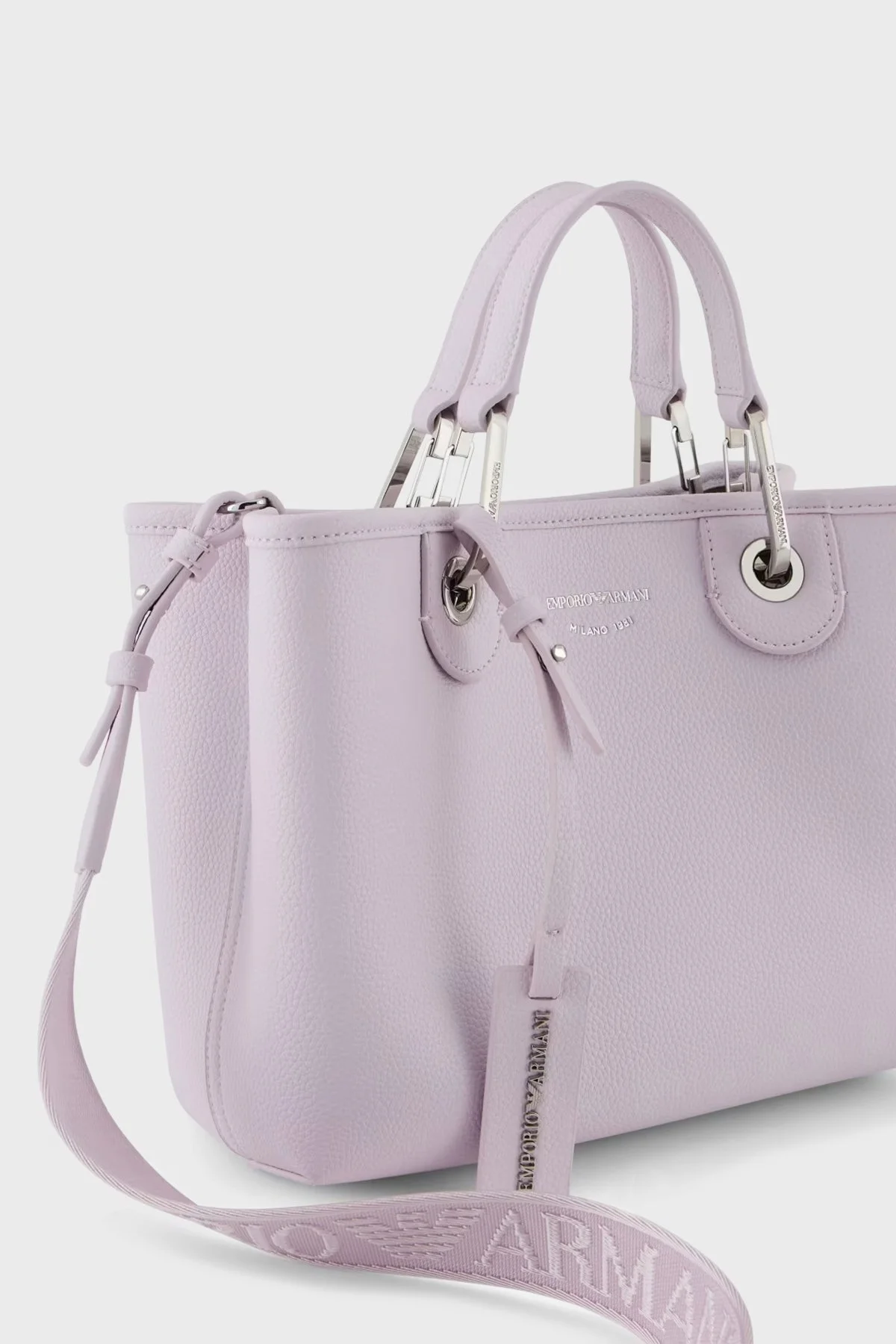Emporio Armani Logolu Çıkarılabilir Omuz Askılı Bayan Çanta EW000361 AF12036 M4033 AÇIK PEMBE - 14