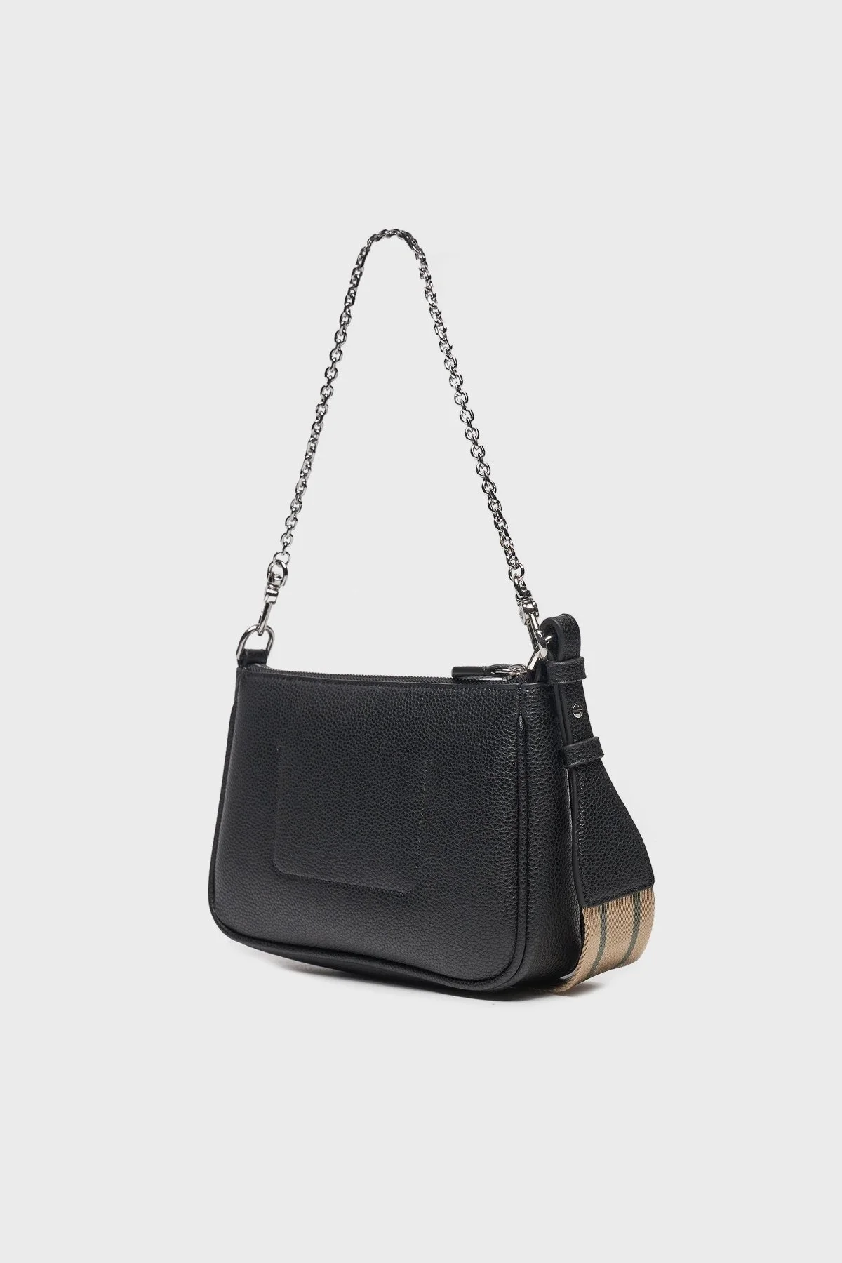 Emporio Armani Logolu Çıkarılabilir Omuz Askılı Bayan Çanta EW000540 AF12103 MC056 SİYAH - 4