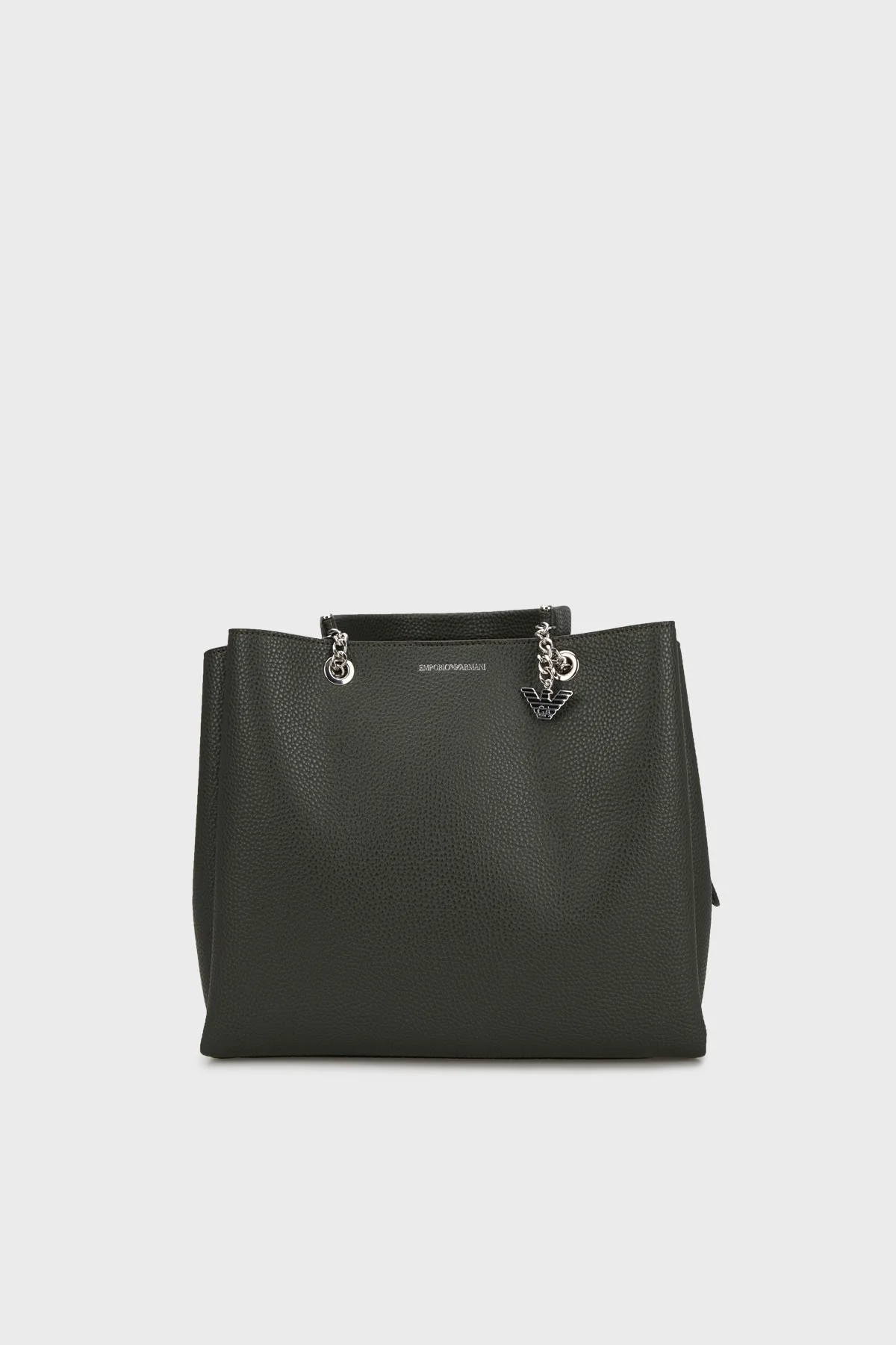 Emporio Armani Logolu Çıkarılabilir Omuz Askılı Bayan Çanta Y3D158 YFN6E 86025 ANTRASİT - 1