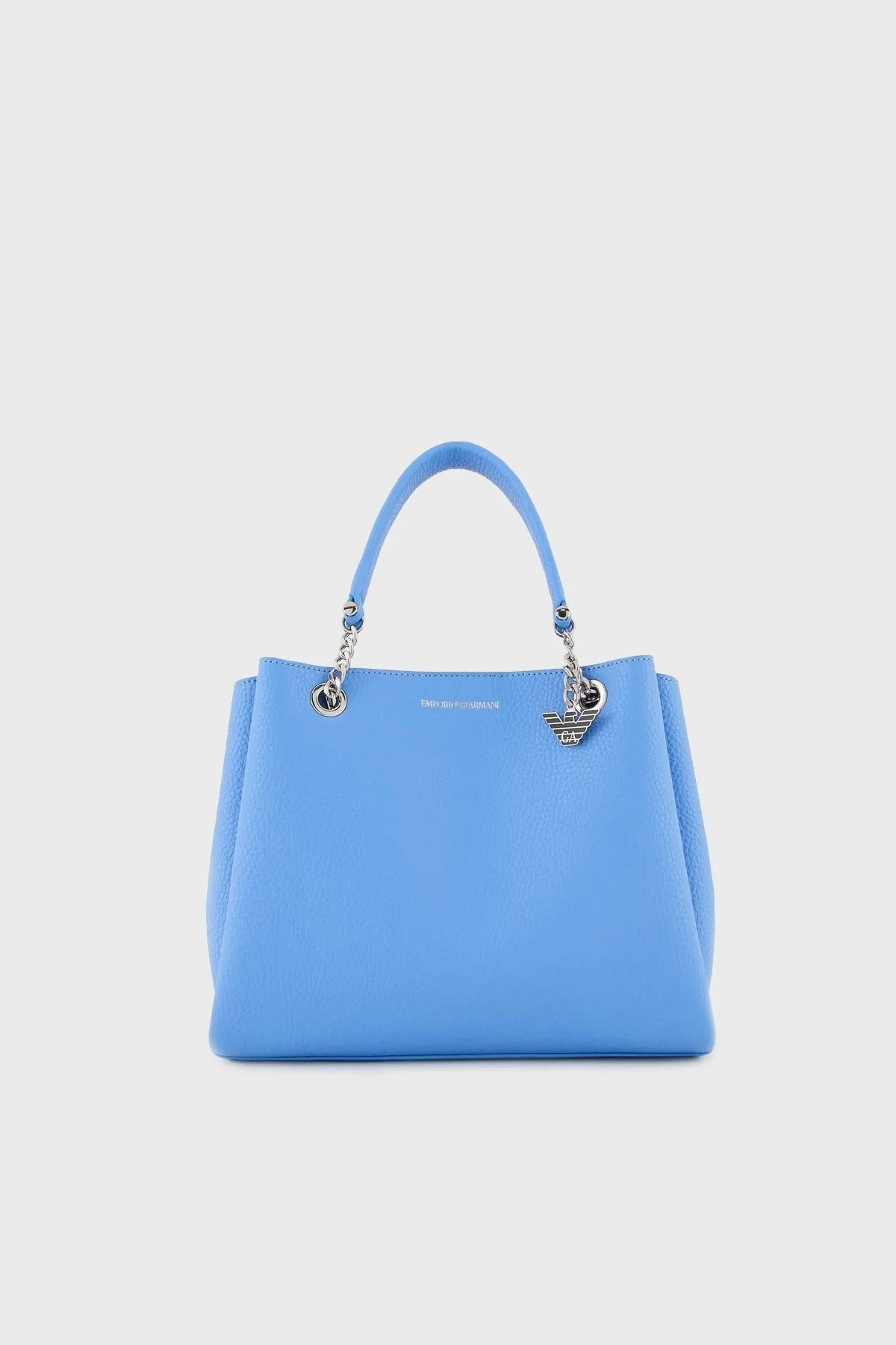 Emporio Armani Logolu Çıkarılabilir Omuz Askılı Bayan Çanta Y3D159 YFN6E 80727 MAVİ - 1