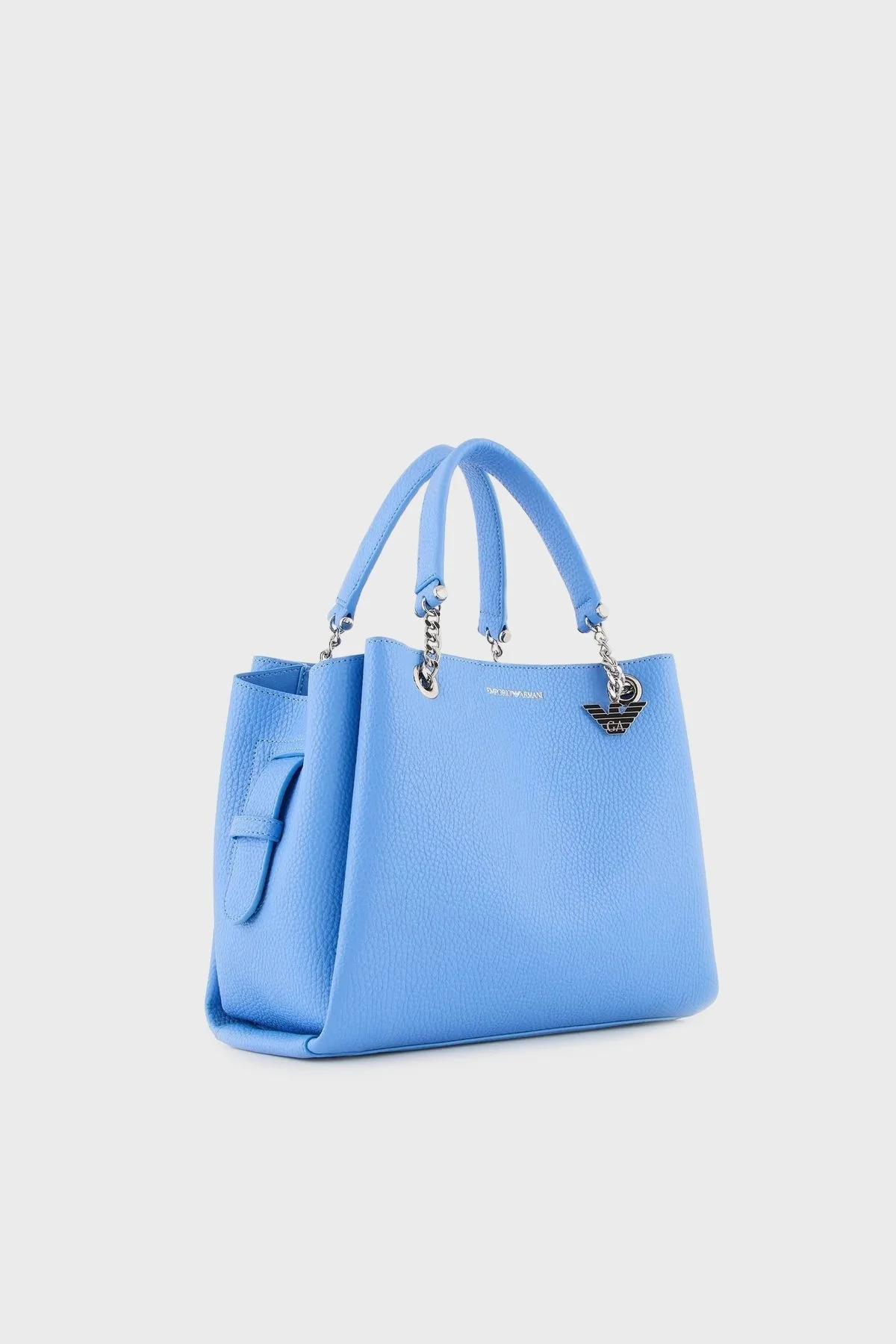 Emporio Armani Logolu Çıkarılabilir Omuz Askılı Bayan Çanta Y3D159 YFN6E 80727 MAVİ - 8