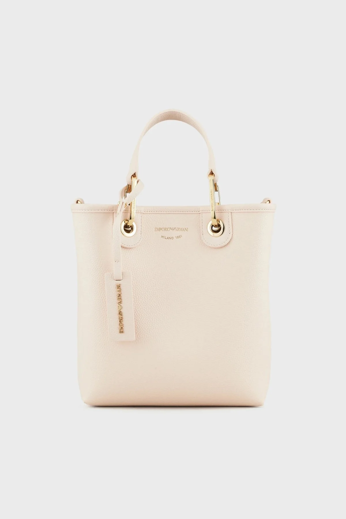 Emporio Armani Logolu Çıkarılabilir Omuz Askılı Bayan Çanta Y3D255 YFO5B 88820 PUDRA - 1