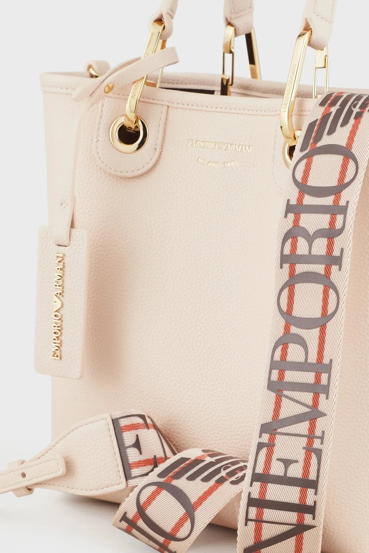 Emporio Armani Logolu Çıkarılabilir Omuz Askılı Bayan Çanta Y3D255 YFO5B 88820 PUDRA - 7