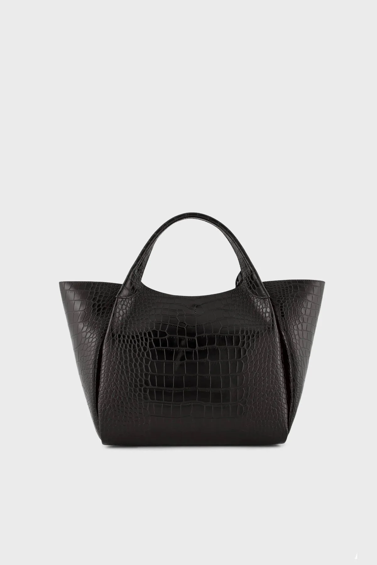 Emporio Armani Logolu Çıkarılabilir Omuz Askılı Bayan Çanta Y3D266 YWP8E 80001 SİYAH - 4