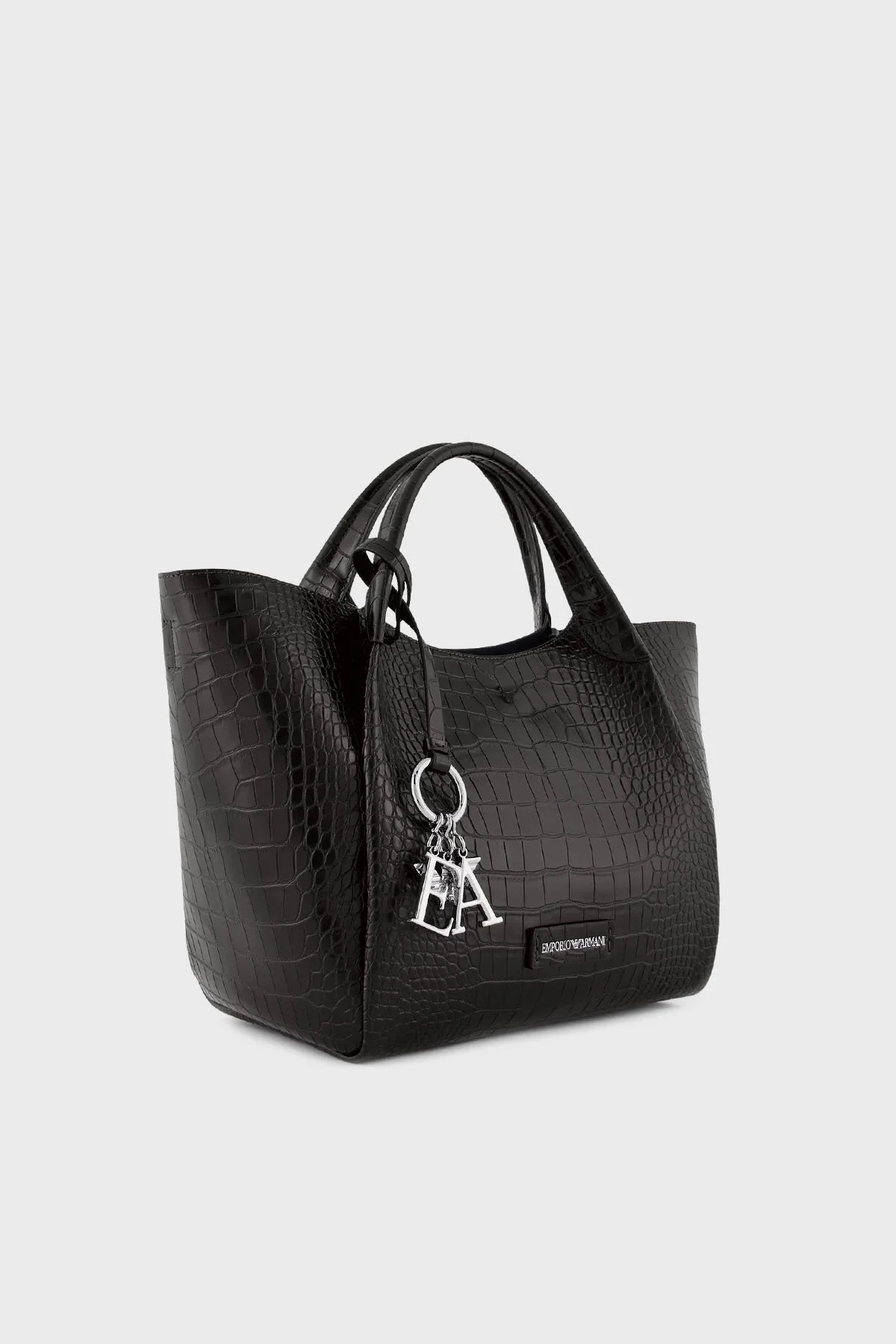 Emporio Armani Logolu Çıkarılabilir Omuz Askılı Bayan Çanta Y3D266 YWP8E 80001 SİYAH - 8