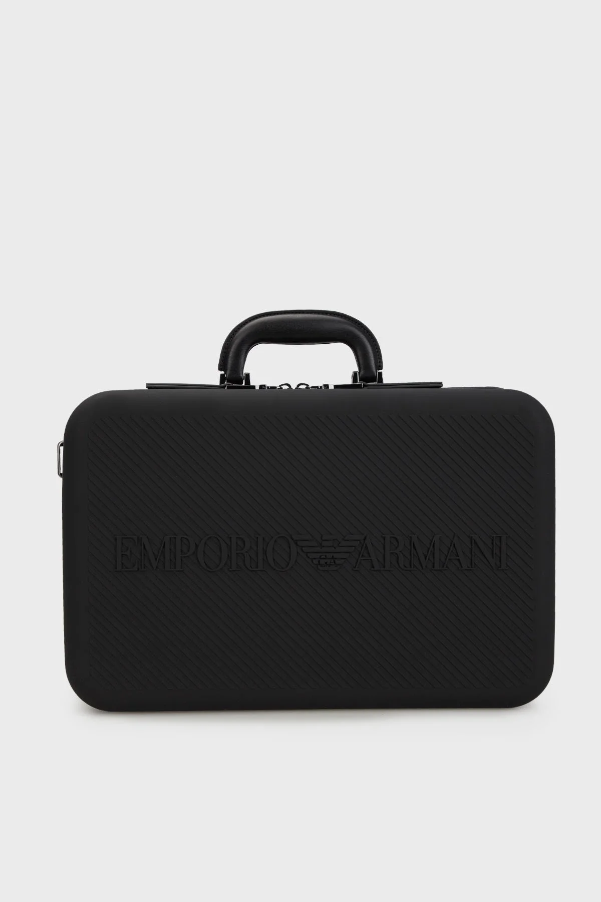 Emporio Armani Logolu Çıkarılabilir Omuz Askılı Erkek Çanta Y4P367 YQ81I 80001 SİYAH - 1