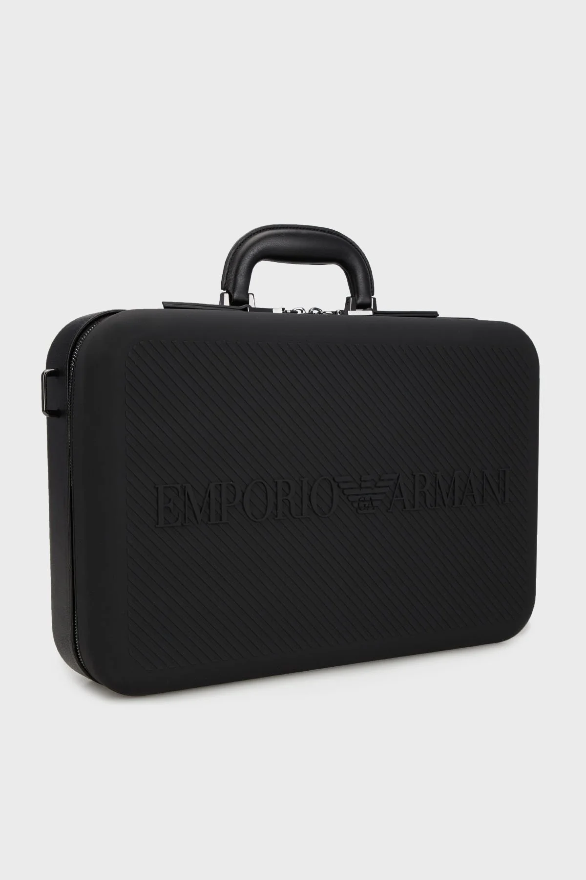Emporio Armani Logolu Çıkarılabilir Omuz Askılı Erkek Çanta Y4P367 YQ81I 80001 SİYAH - 2