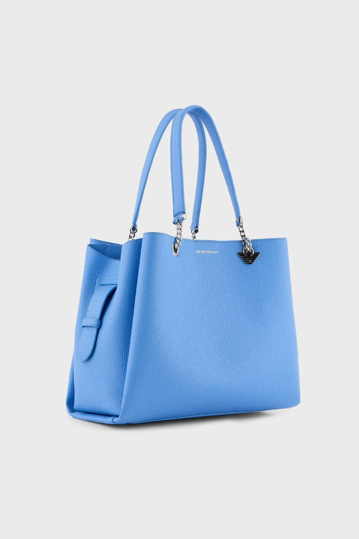 Emporio Armani Logolu Çıkarılabilir Uzatma Askılı Bayan Çanta Y3D158 YFN6E 80727 MAVİ - 7
