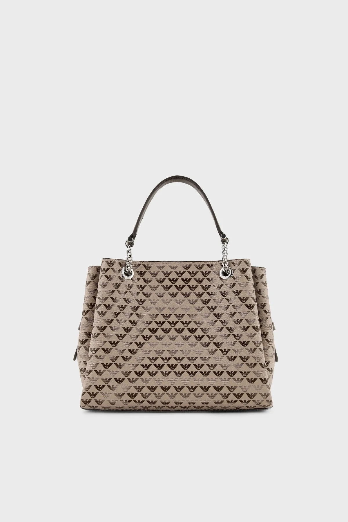 Emporio Armani Logolu Çıkarılabilir Uzatma Askılı Bayan Çanta Y3D159 YWS0E 80757 KAHVE - 4