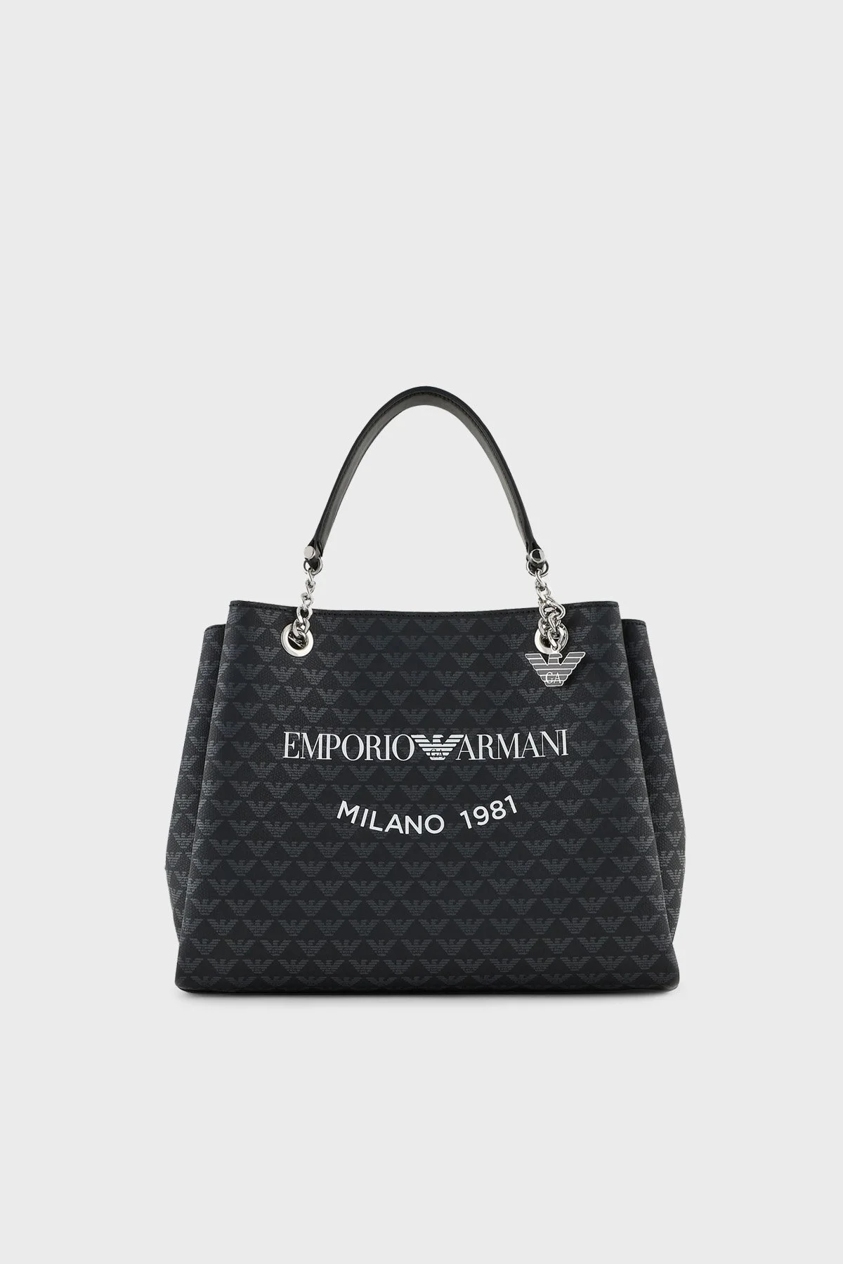 Emporio Armani Logolu Çıkarılabilir Uzatma Askılı Bayan Çanta Y3D159 YWS0E 86284 SİYAH - 8