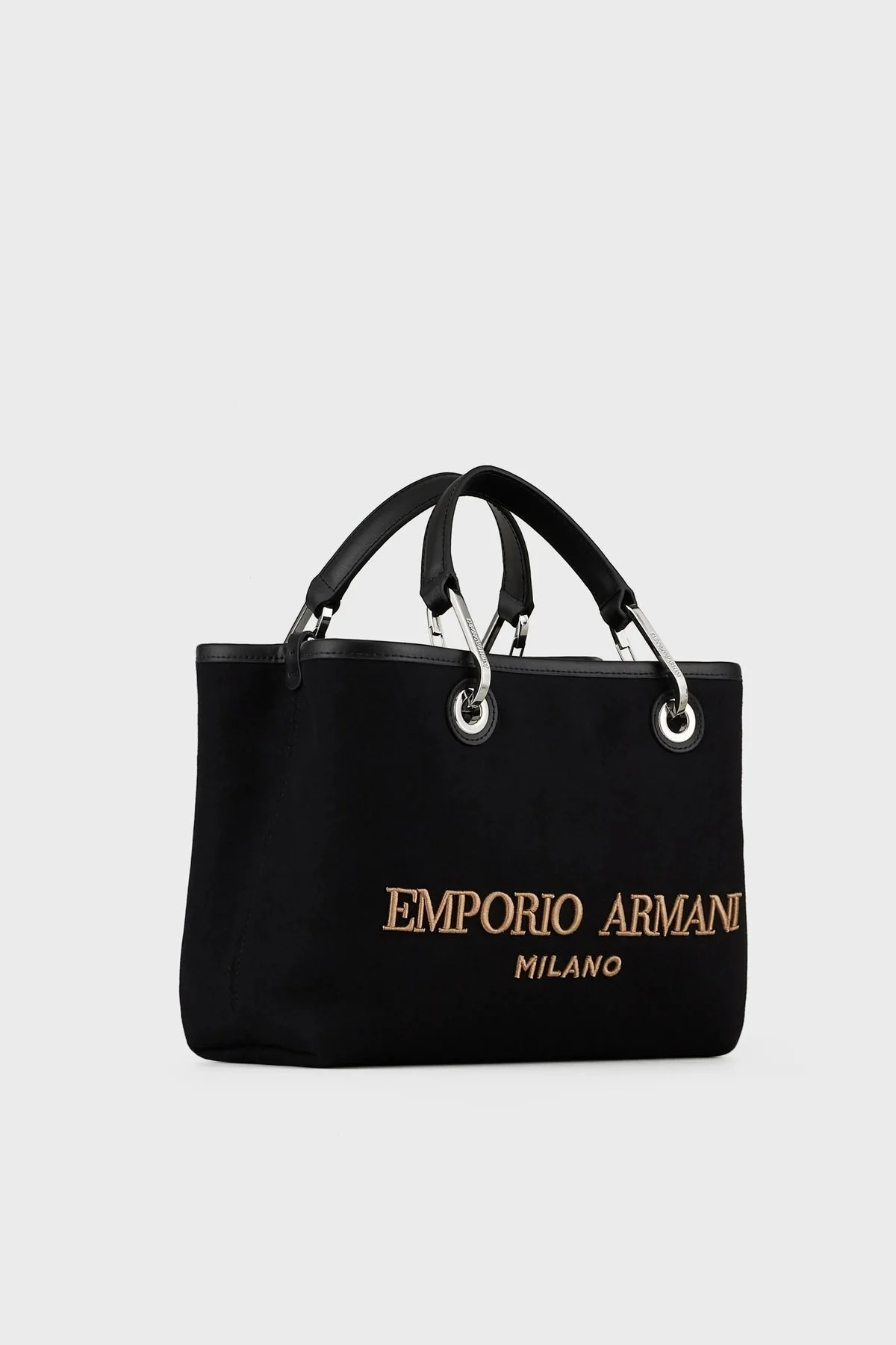 Emporio Armani Logolu Çıkarılabilir Uzatma Askılı Bayan Çanta Y3D166 Y333E 85905 SİYAH - 6