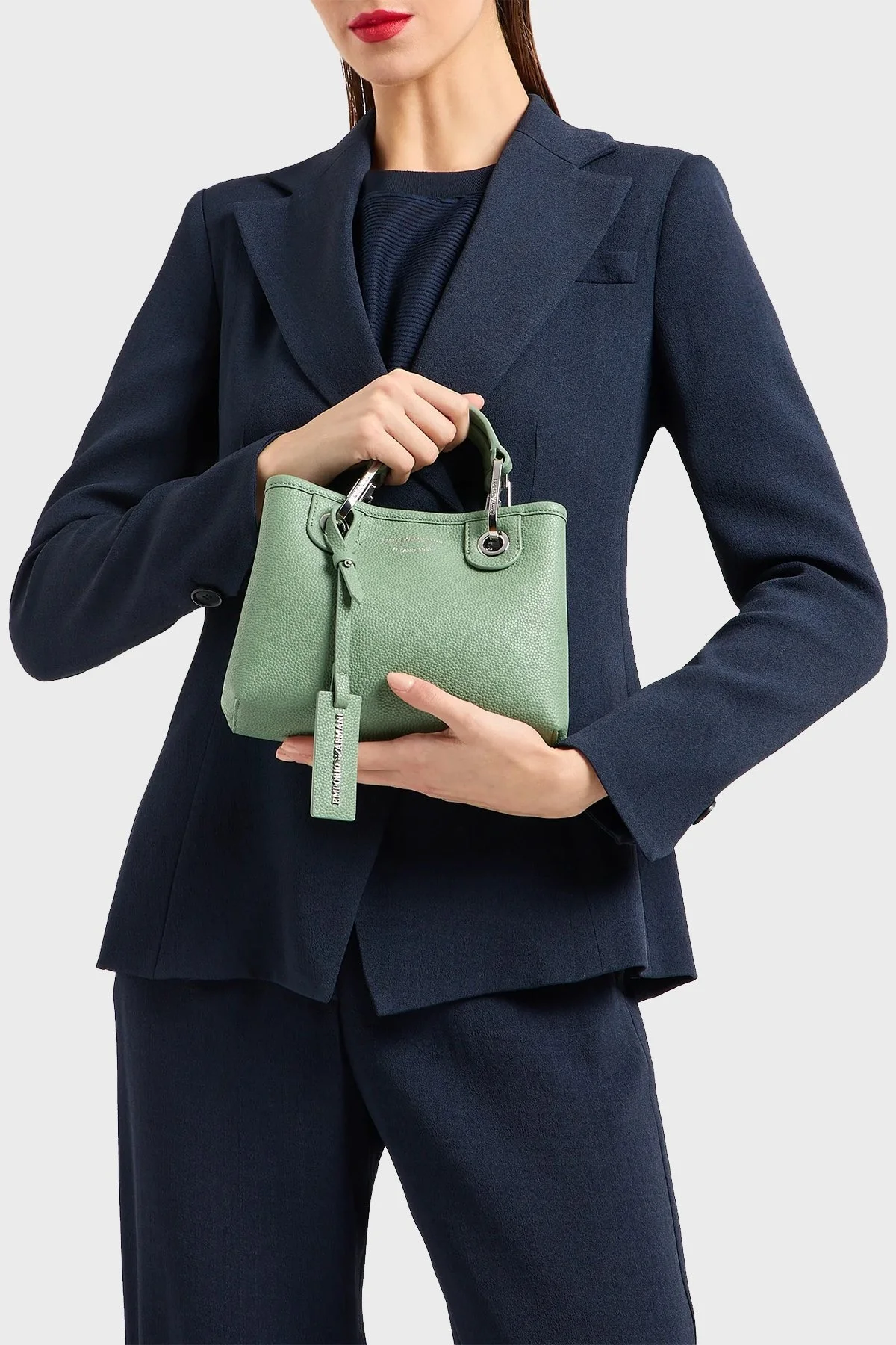 Emporio Armani Logolu Çıkarılabilir Uzatma Askılı Bayan Çanta Y3D176 YFO5E 80701 YEŞİL - 3