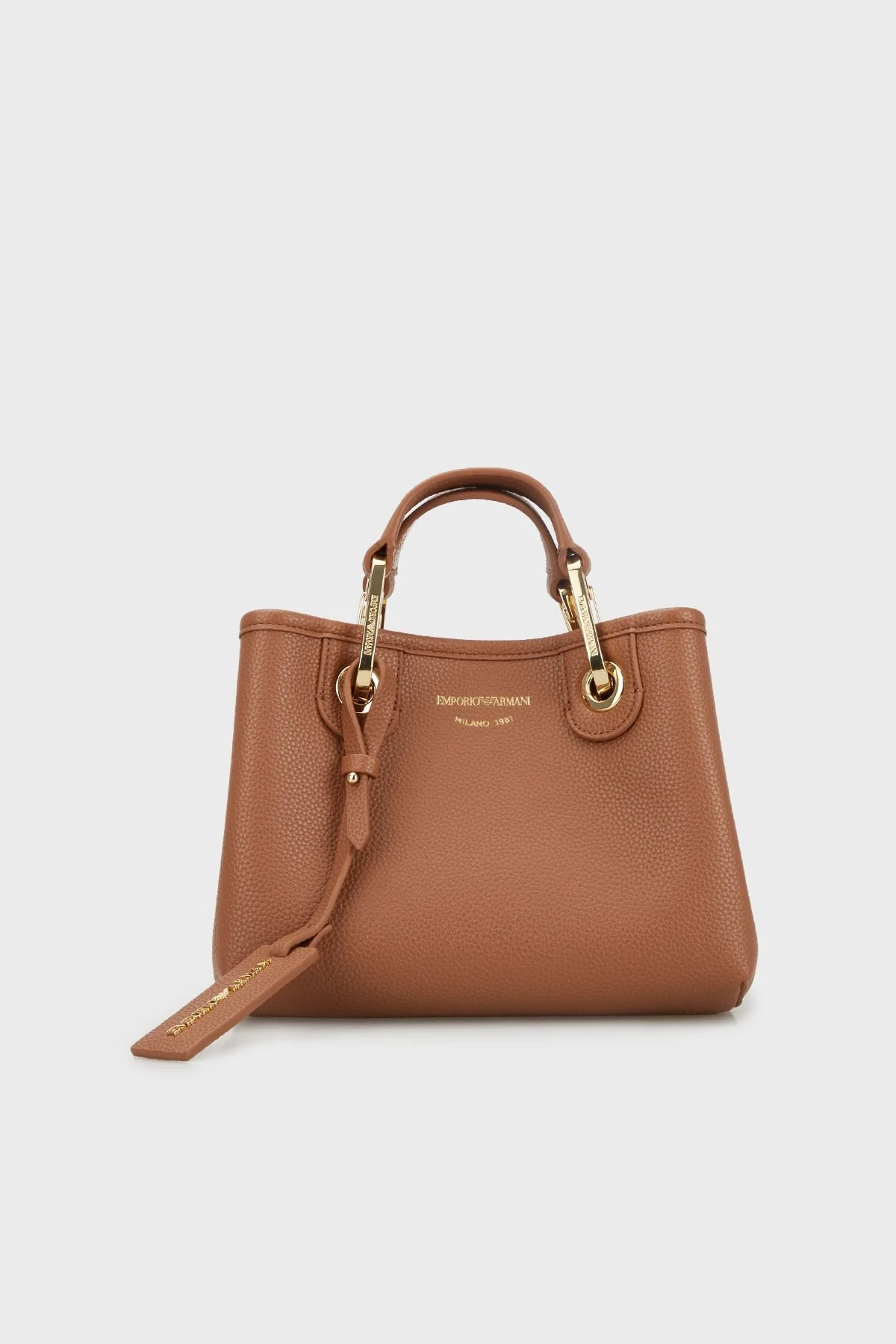 Emporio Armani Logolu Çıkarılabilir ve Ayarlanabilir Omuz Askılı Bayan Çanta Y3D176 YFO5B 80570 TABA - 1