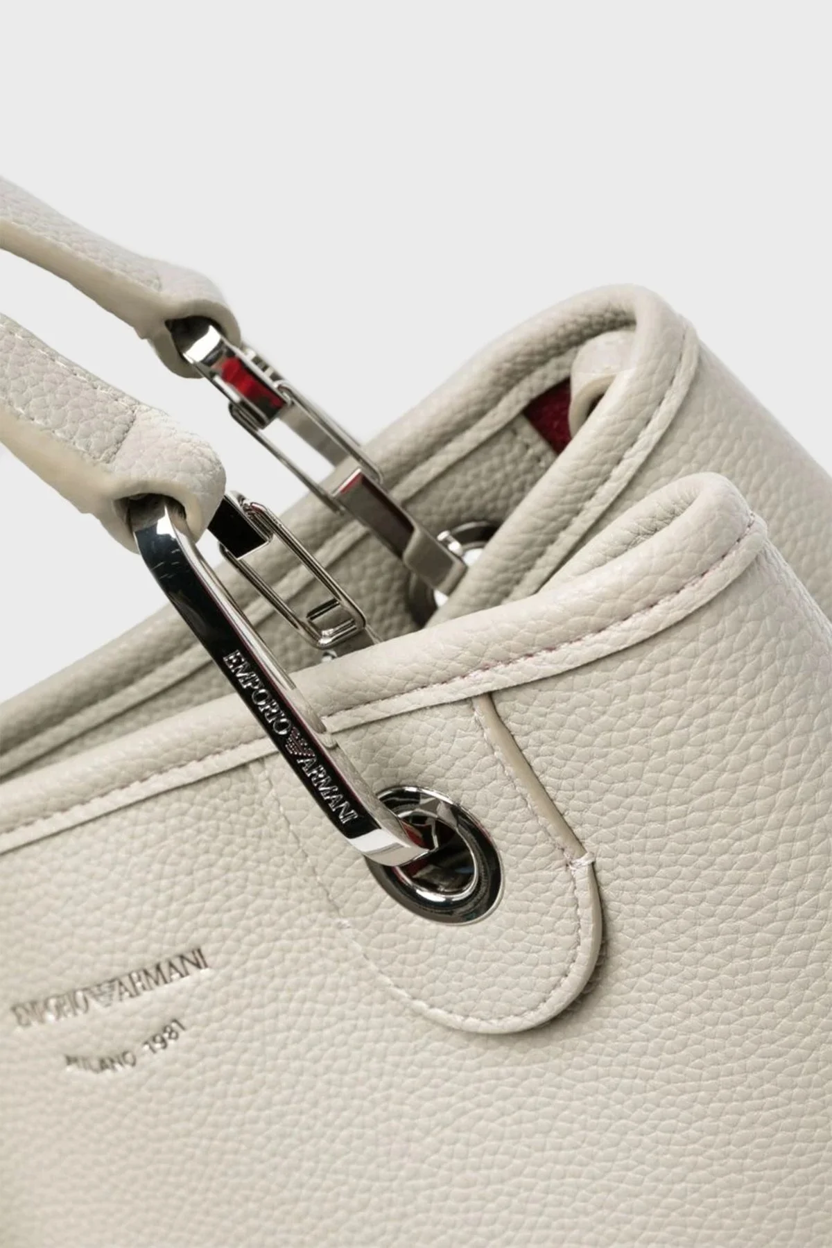 Emporio Armani Logolu Çıkartılabilir Omuz Askılı Bayan Çanta Y3D166 YFO5E 80568 TAŞ - 5