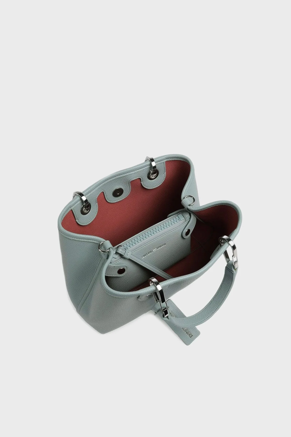 Emporio Armani Logolu Çıkartılabilir Omuz Askılı Bayan Çanta Y3D166 YFO5E 80653 MİNT - 6