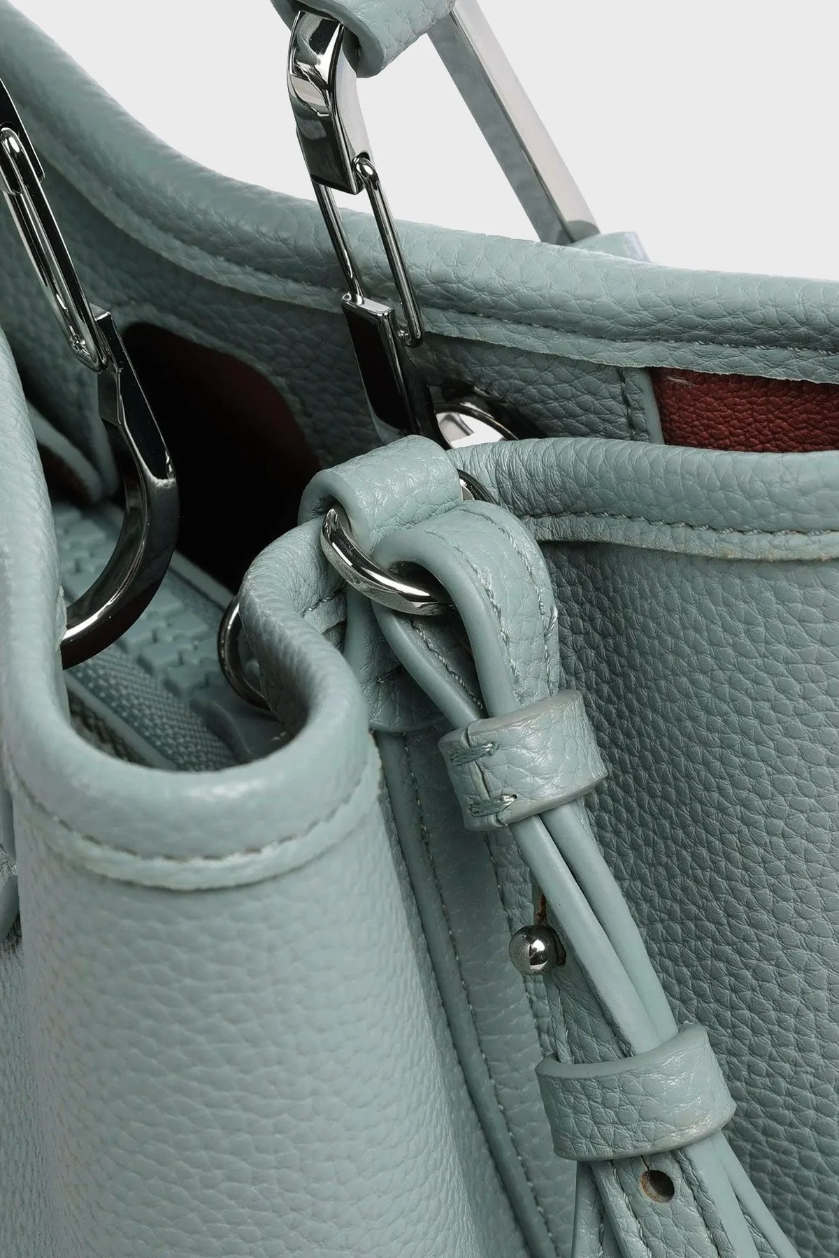 Emporio Armani Logolu Çıkartılabilir Omuz Askılı Bayan Çanta Y3D166 YFO5E 80653 MİNT - 10