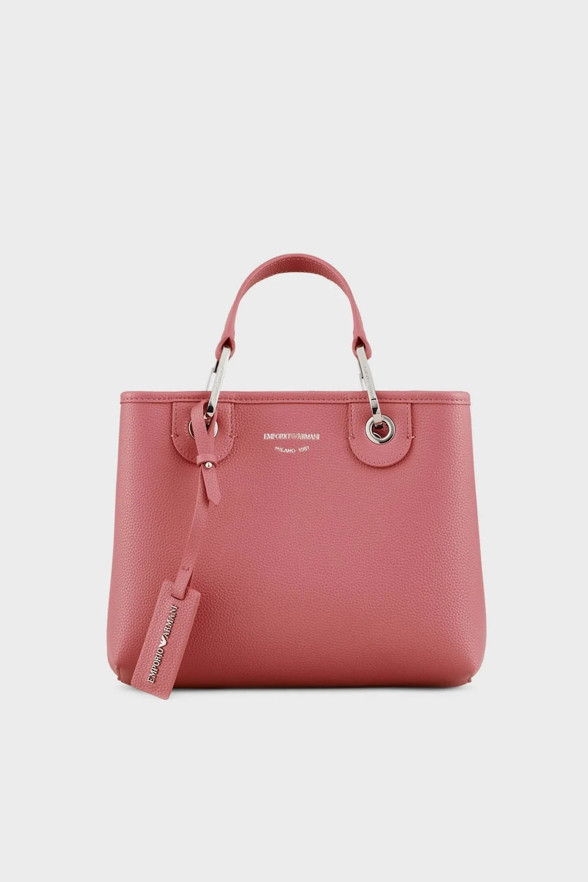 Emporio Armani Logolu Çıkartılabilir Omuz Askılı Bayan Çanta Y3D166 YFO5E 80654 GÜL KURUSU - 1