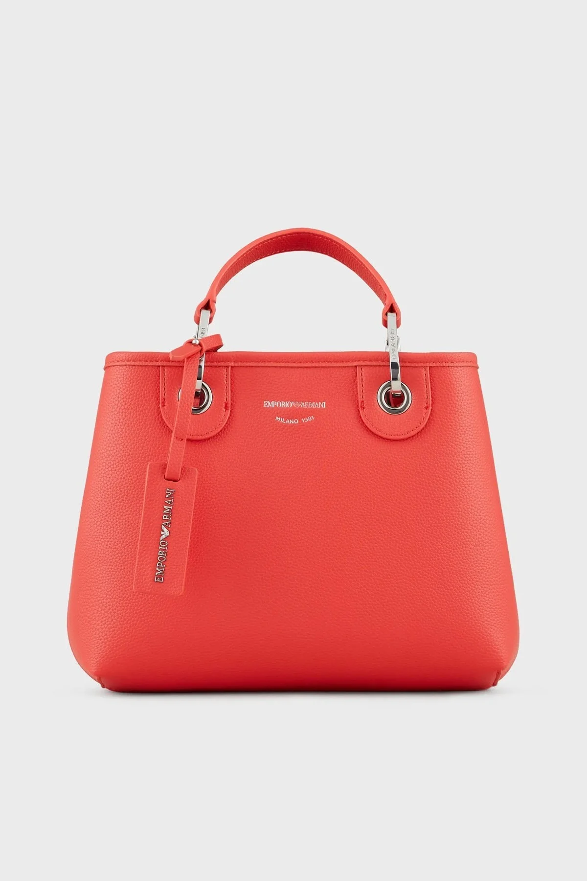 Emporio Armani Logolu Çıkartılabilir Omuz Askılı Bayan Çanta Y3D166 YFO5E 87795 KIRMIZI - 1