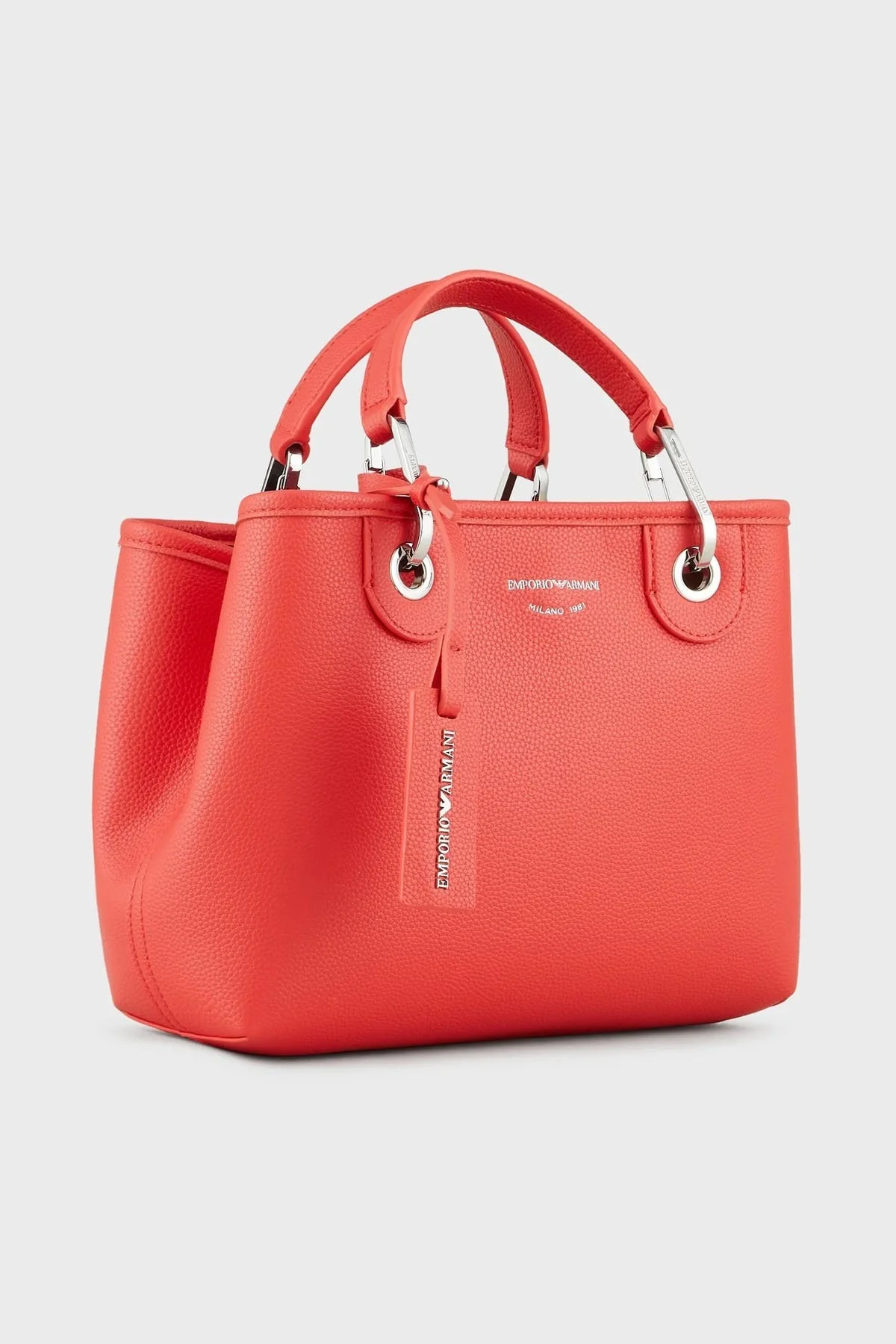 Emporio Armani Logolu Çıkartılabilir Omuz Askılı Bayan Çanta Y3D166 YFO5E 87795 KIRMIZI - 3