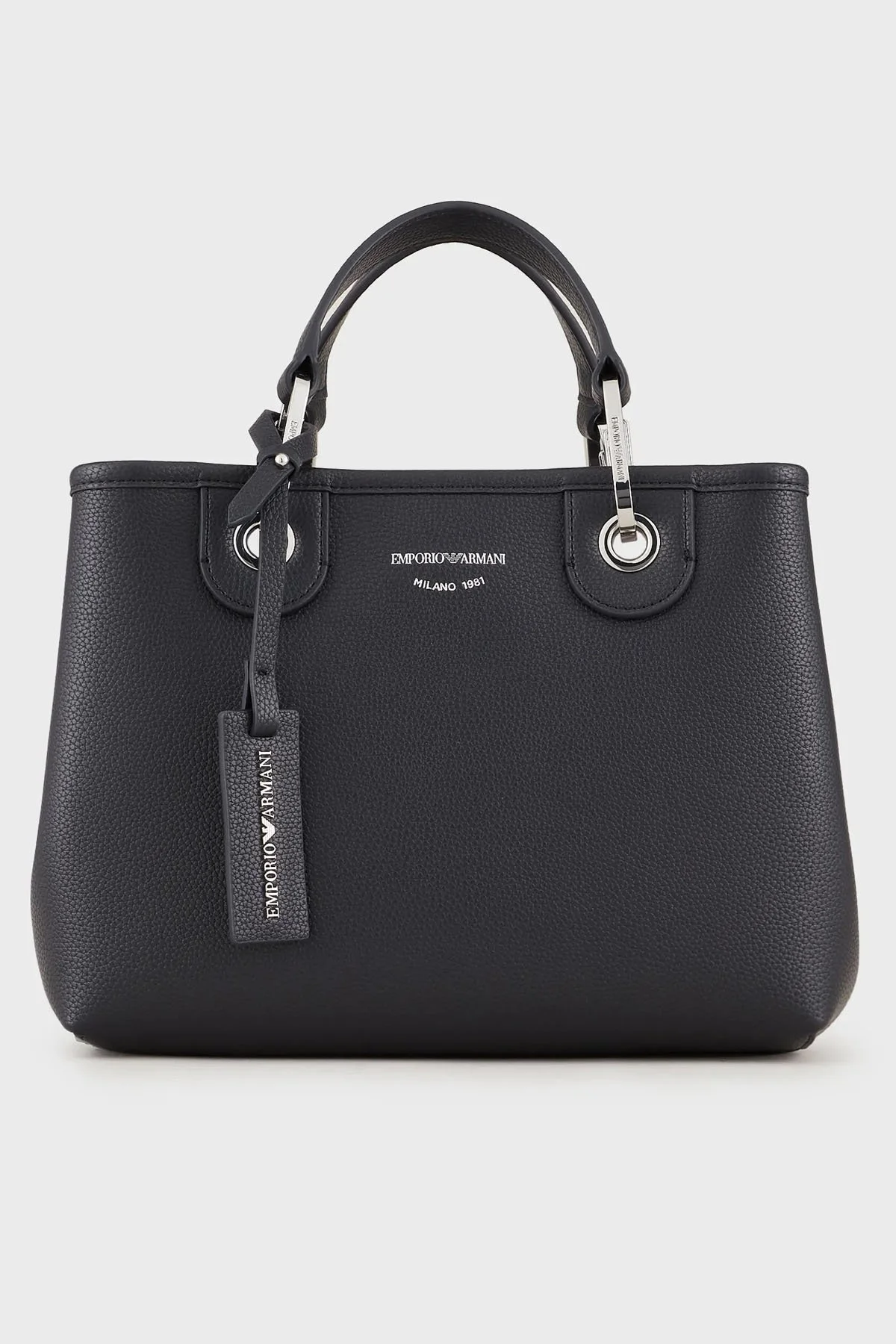 Emporio Armani Logolu Çıkartılabilir Omuz Askılı Bayan Çanta Y3D166 YFO5E 89374 LACİVERT - 1