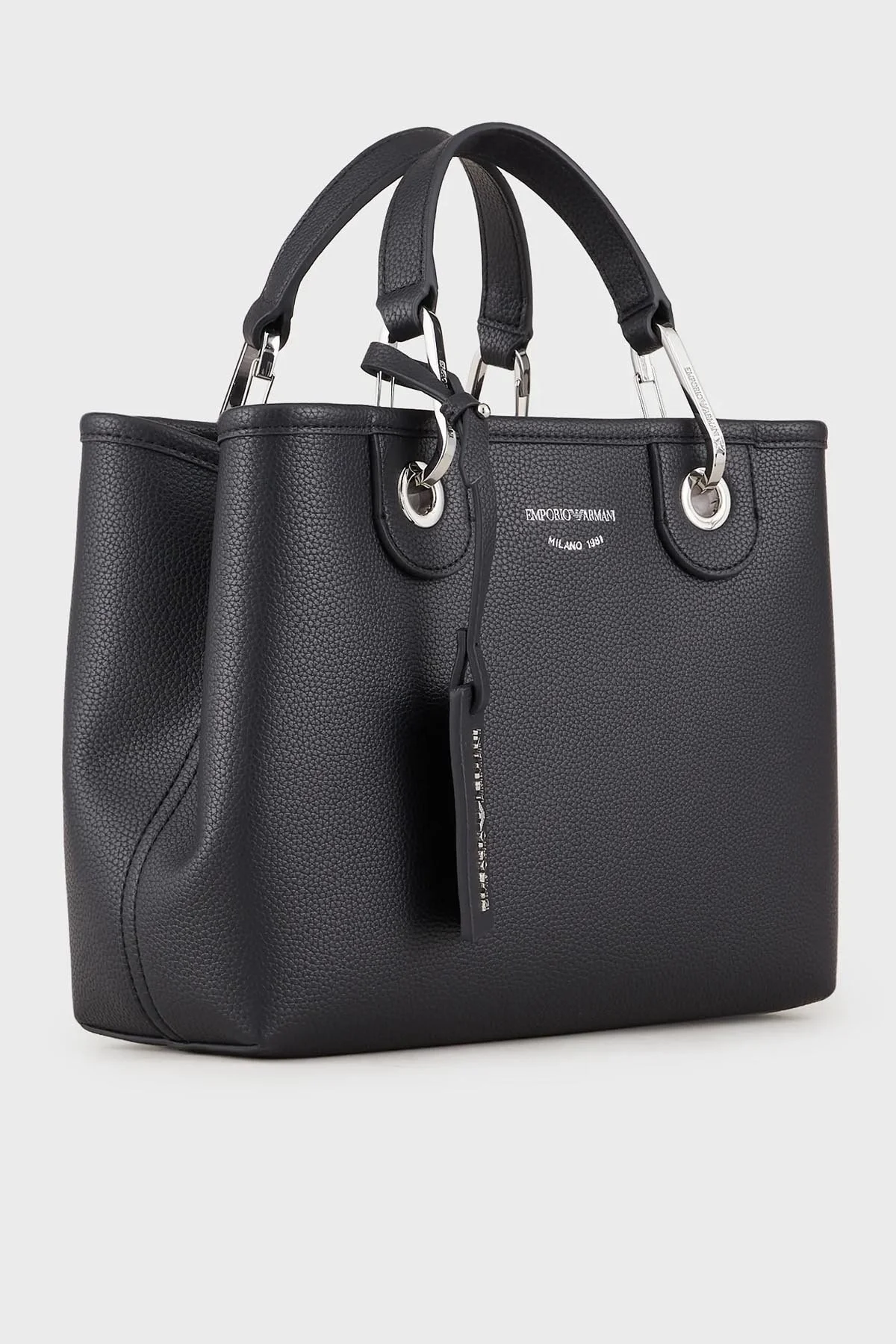 Emporio Armani Logolu Çıkartılabilir Omuz Askılı Bayan Çanta Y3D166 YFO5E 89374 LACİVERT - 3