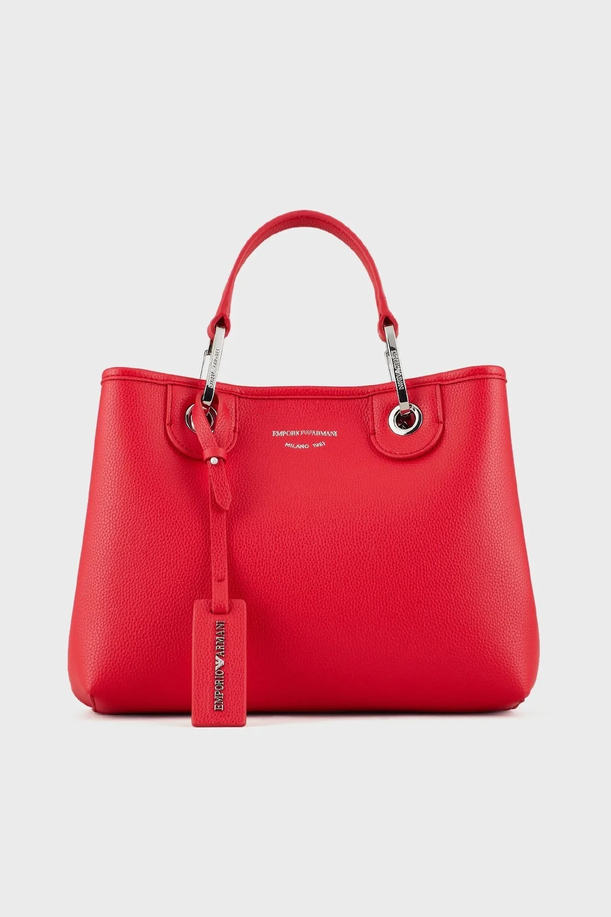 Emporio Armani Logolu Çıkartılabilir Omuz Askılı Bayan Çanta Y3D166 YFO5E 89530 KIRMIZI - 1