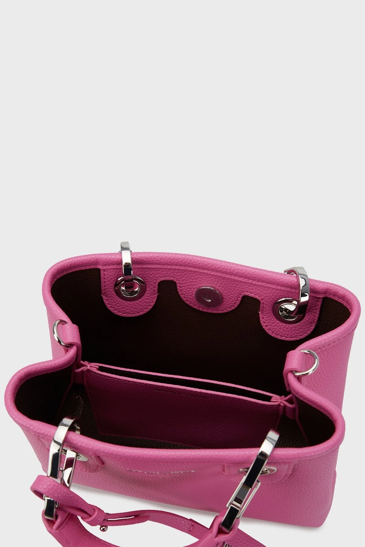 Emporio Armani Logolu Çıkartılabilir Omuz Askılı Bayan Çanta Y3D176 YFO5E 88308 PEMBE - 4