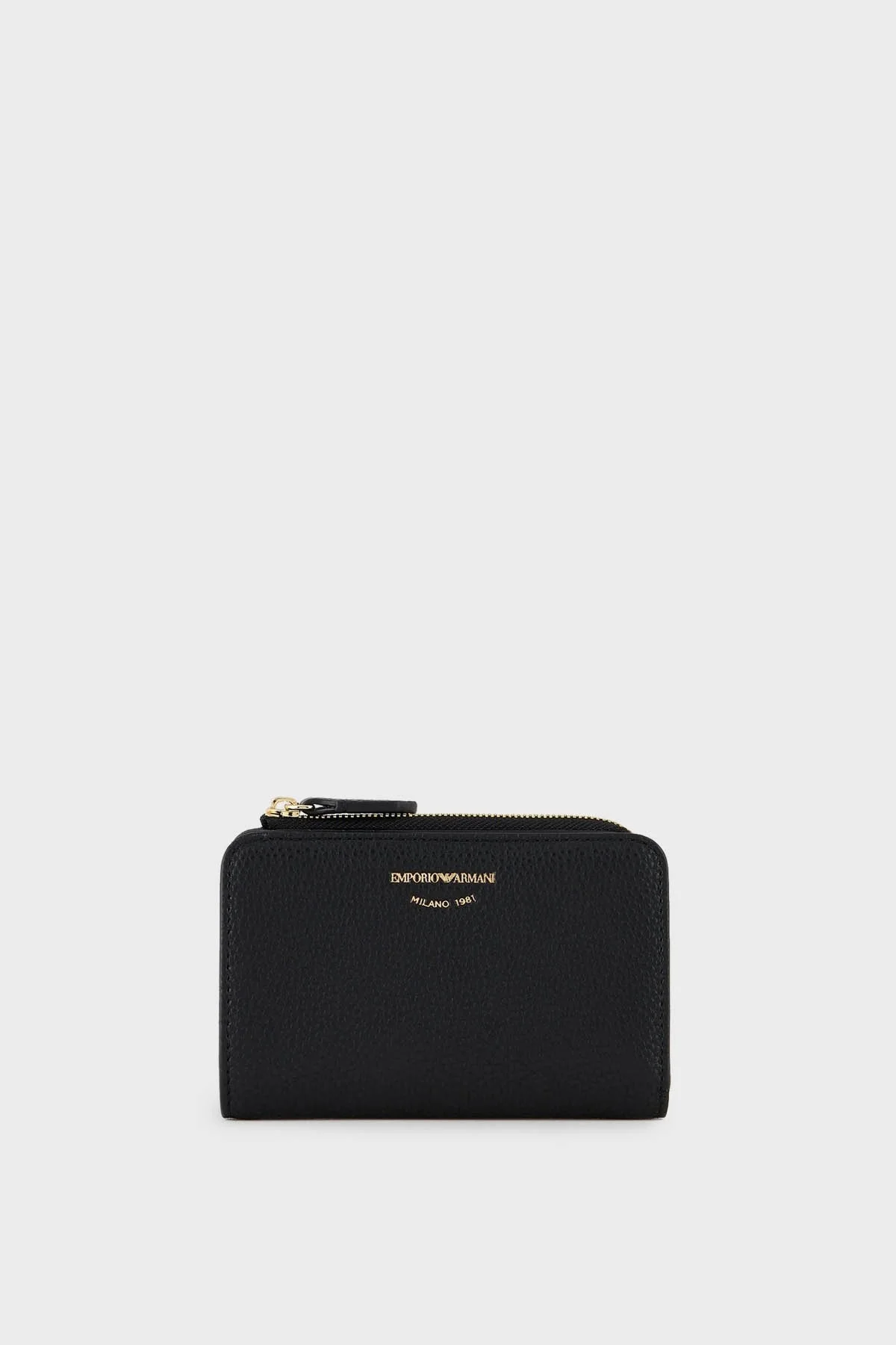 Emporio Armani Logolu Çok Bölmeli Bayan Cüzdan Y3H327 YVZ7B 80001 SİYAH - 1