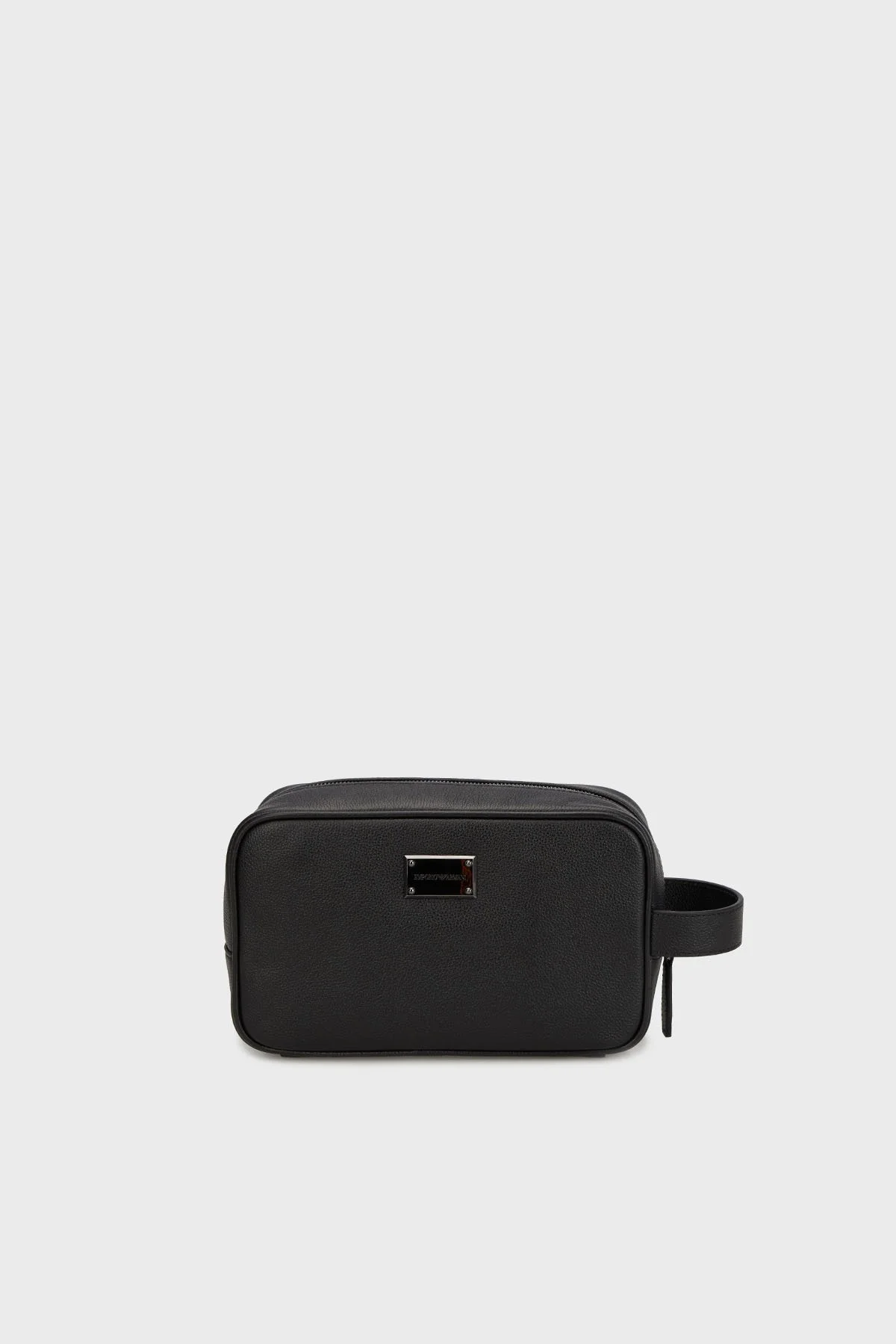 Emporio Armani Logolu Deri Bilek Askılı Erkek Çanta EM003561 AF13788 UC001 SİYAH - 2