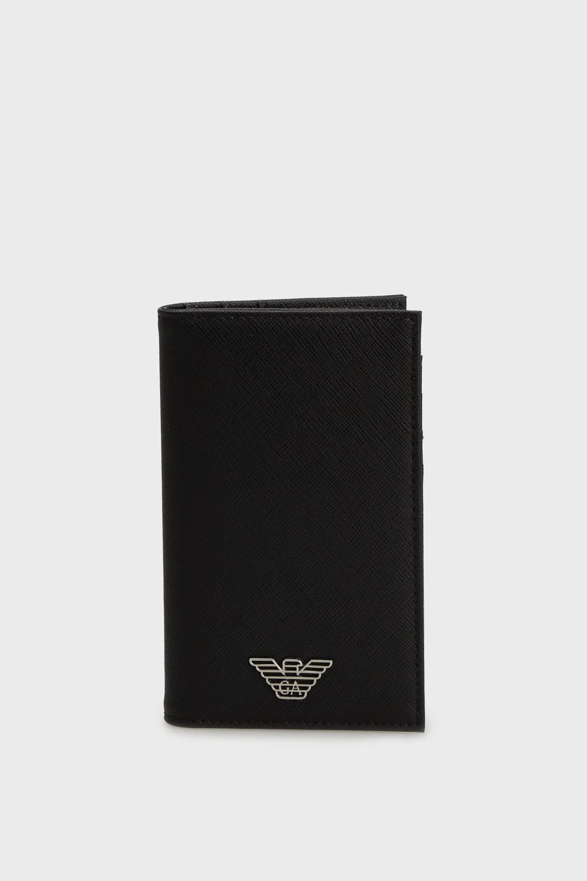 Emporio Armani Logolu Deri Erkek Cüzdan EM002544 AF13805 UC001 SİYAH - 4