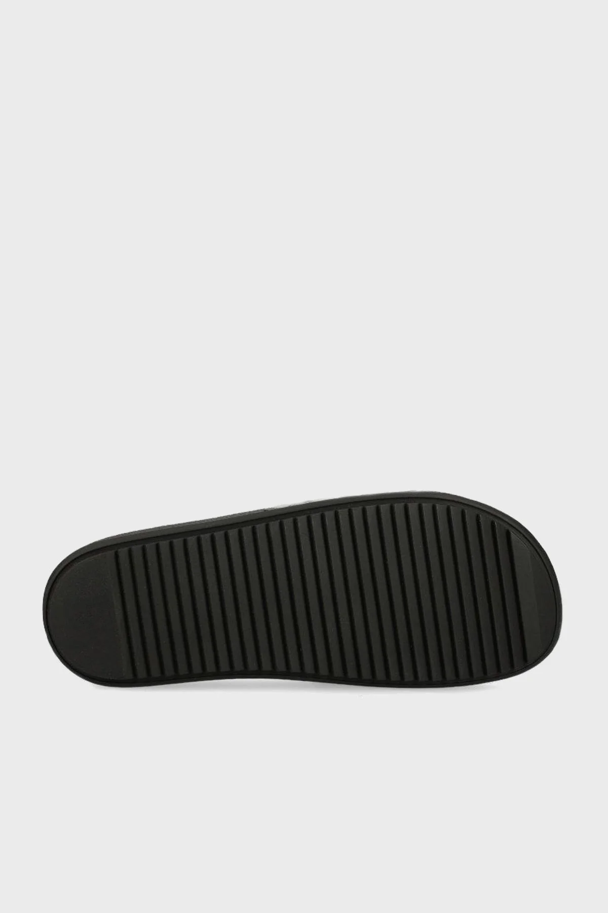 Emporio Armani Logolu Deri Erkek Terlik X4P114 XF622 00002 SİYAH - 4