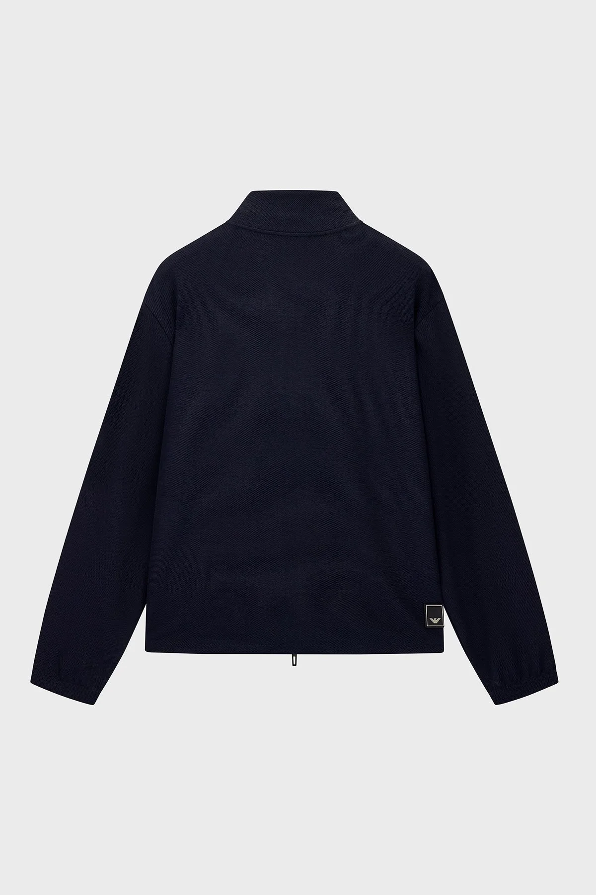 Emporio Armani Logolu Dik Yaka Tam Fermuarlı Erkek Sweat EM006320 AF27655 UB118 Lacivert - 6