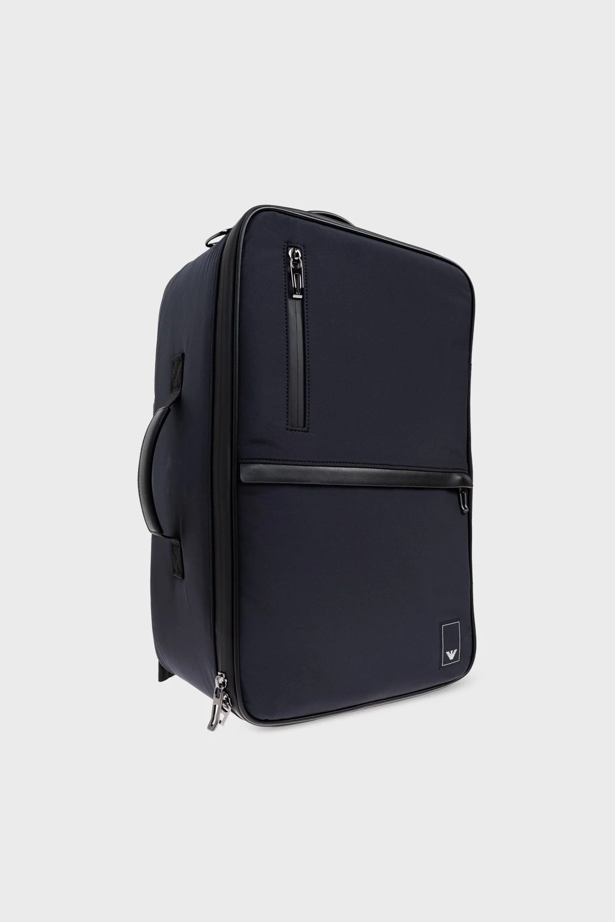 Emporio Armani Logolu Dolgulu Omuz Askılı Erkek Sırt Çantası EM001221 AF19588 UB118 LACİVERT - 4