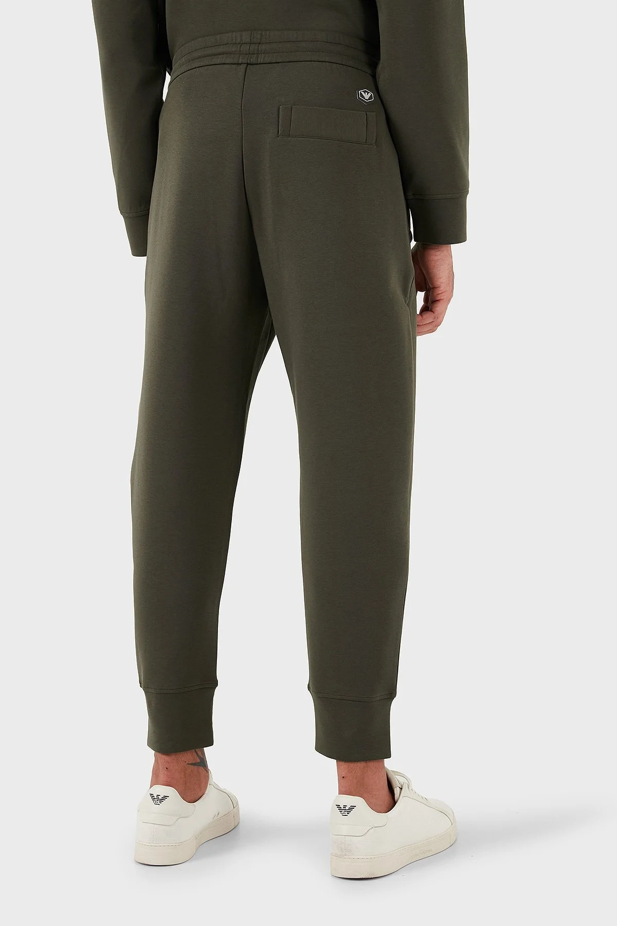 Emporio Armani Logolu Elastik Bel Bantlı Regular Fit Jogger Erkek Pantolon 8N1P92 1JHSZ U8120 HAKİ - 3