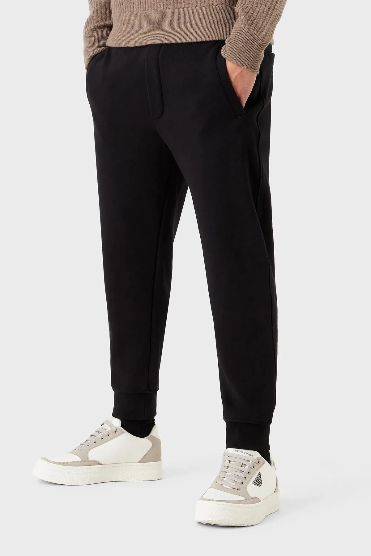 Emporio Armani Logolu Elastik Bel Slim Fit Jogger Erkek Pantolon 6L1P95 1JWPZ 0999 SİYAH - 2