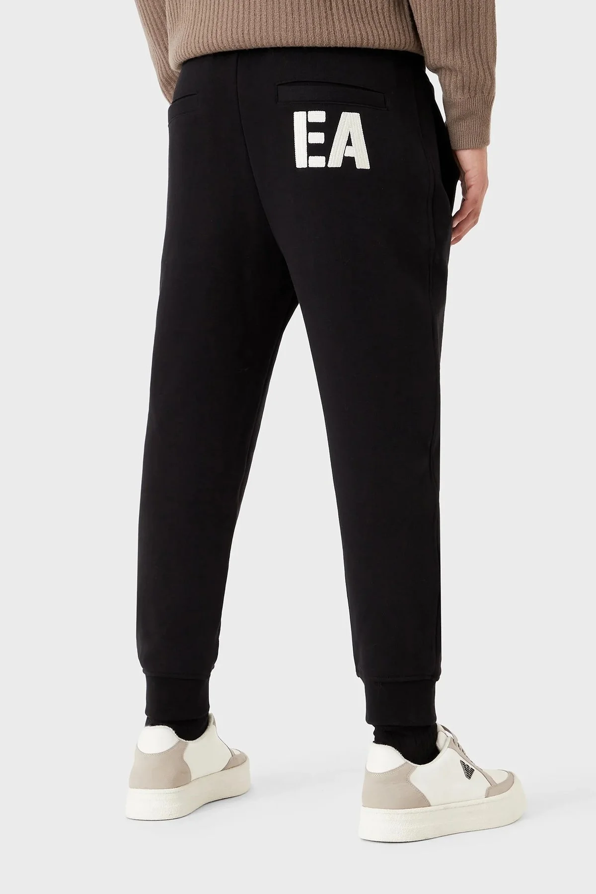 Emporio Armani Logolu Elastik Bel Slim Fit Jogger Erkek Pantolon 6L1P95 1JWPZ 0999 SİYAH - 3