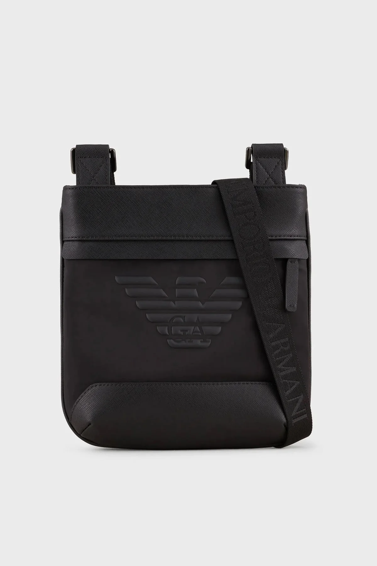 Emporio Armani Logolu Erkek Çanta Y4M185 Y154J 81073 SİYAH - 1