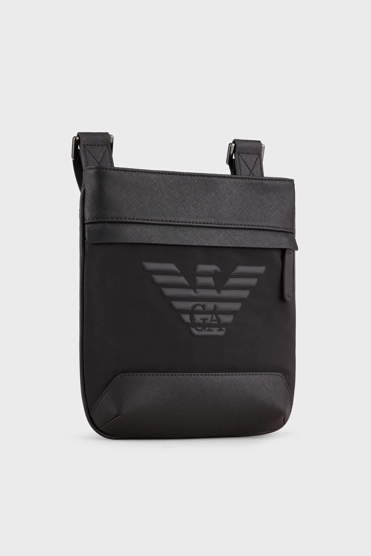 Emporio Armani Logolu Erkek Çanta Y4M185 Y154J 81073 SİYAH - 3