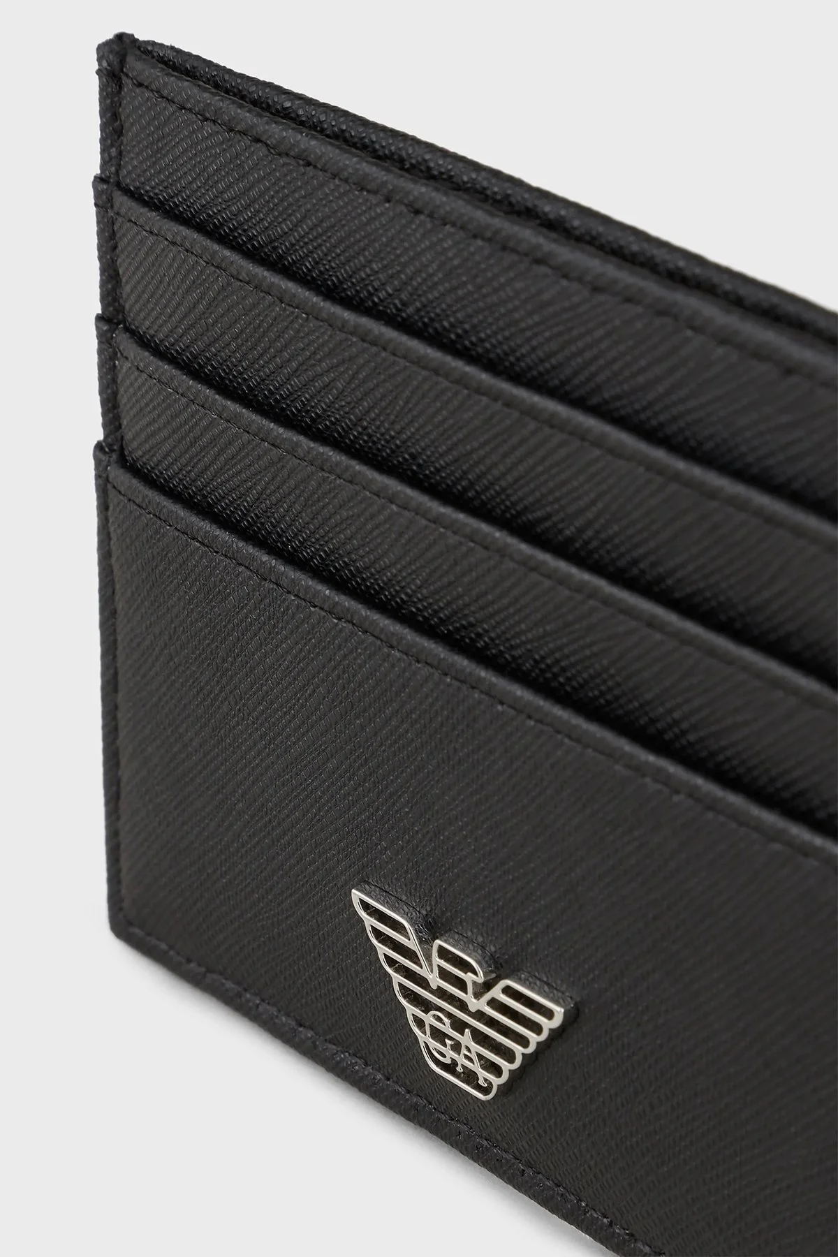 Emporio Armani Logolu Erkek Kartlık Y4R173 Y138E 81072 SİYAH - 6