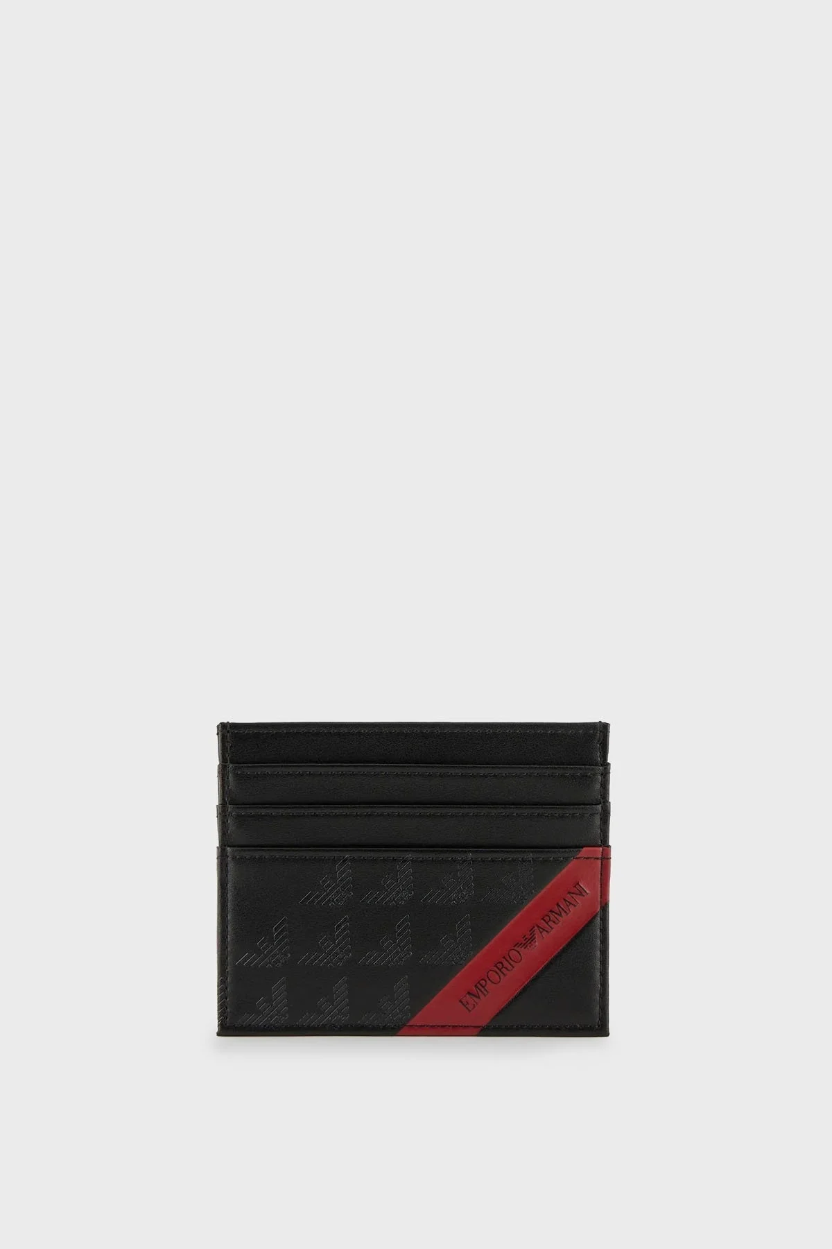 Emporio Armani Logolu Erkek Kartlık Y4R173 YQ12V 80681 SİYAH - 1