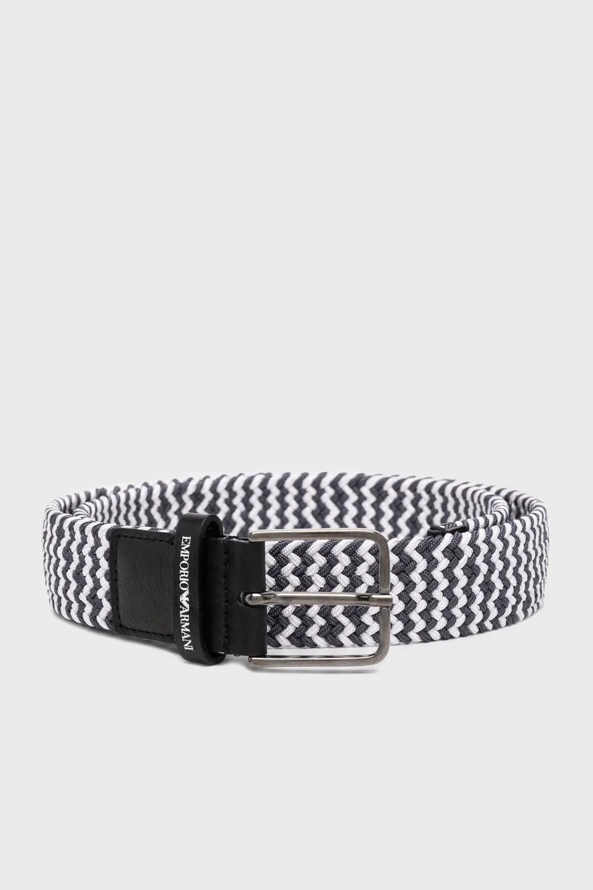 Emporio Armani Logolu Erkek Kemer Y4S494 Y124J 85334 LACİVERT-BEYAZ - 1